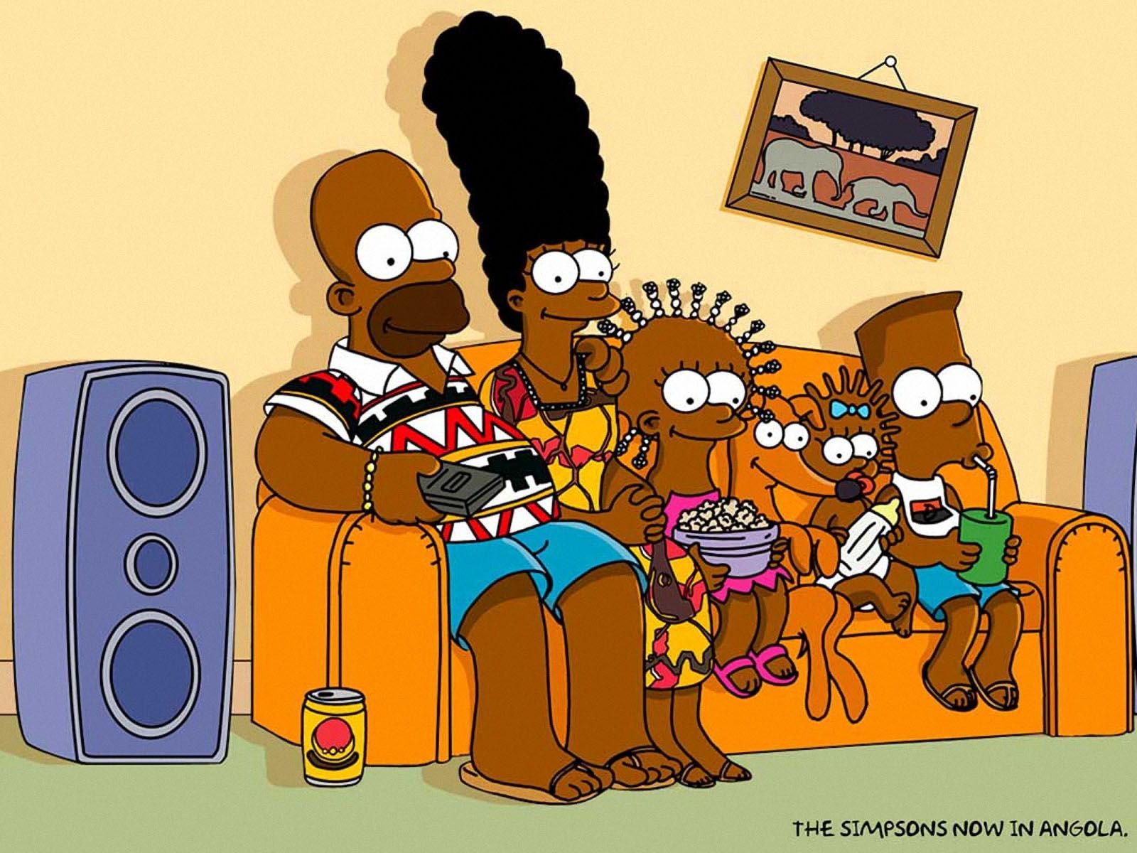 HD Wallpaper The Simpsons Simpsons Family. Black cartoon characters, The simpsons, Simpsons art