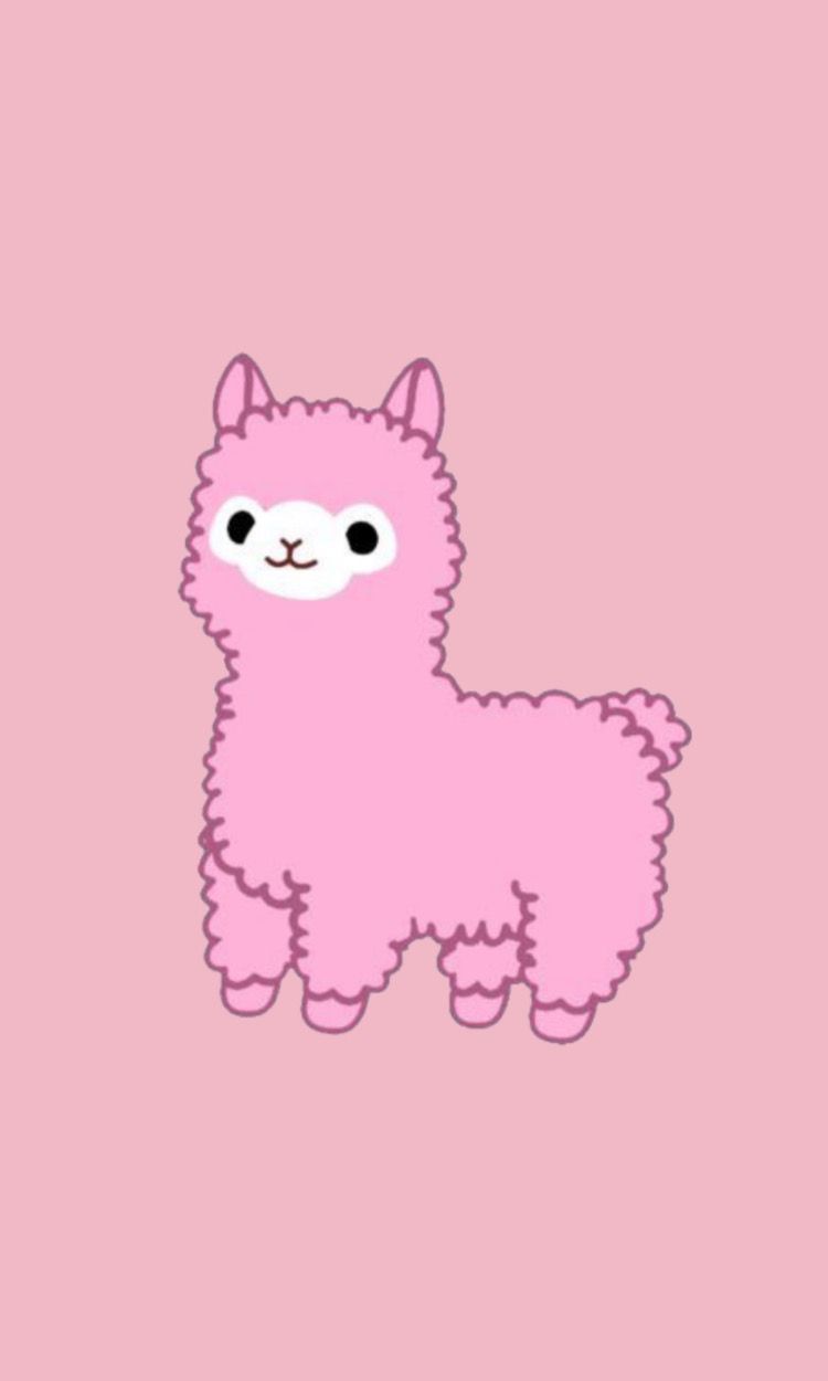 Cute llama wallpaper iPhone. Phone wallpaper pink, Pretty wallpaper iphone, Wallpaper iphone cute