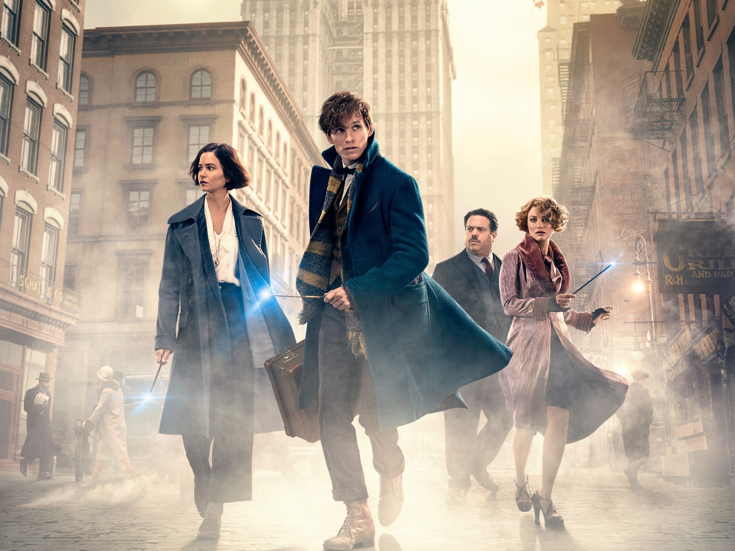 Download 2834x2125 Fantastic Beasts And Where To Find Them, Eddie Redmayne, Katherine Waterston Wallpaper