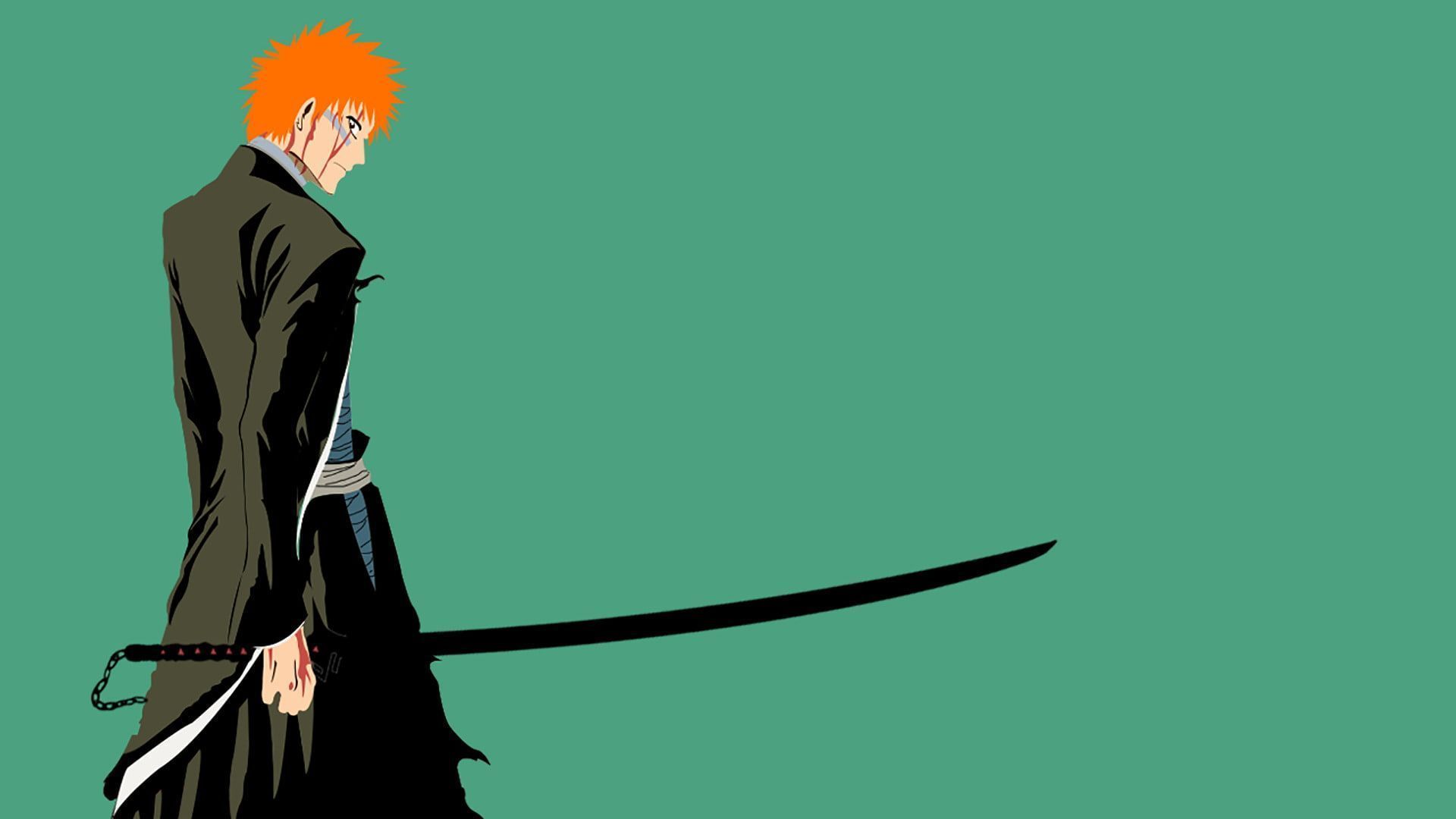 Wallpaper sword, game, Bleach, anime, katana, Ichigo, asian, Kurosaki  Ichigo for mobile and desktop, section сёнэн, resolution 1920x1080 -  download