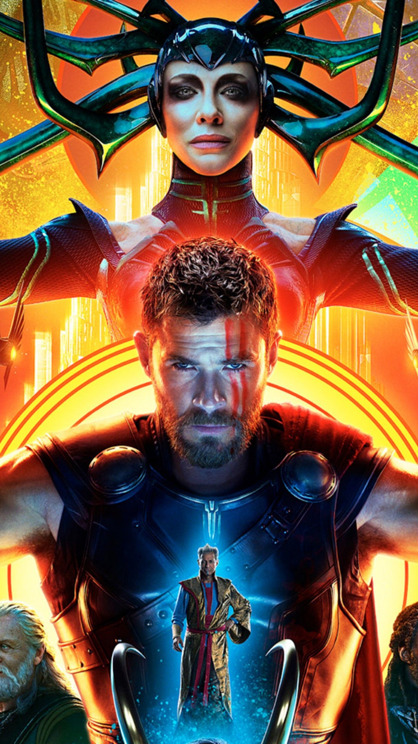 Wallpaper Thor: Ragnarok, Chris Hemsworth, poster, 4k, Movies