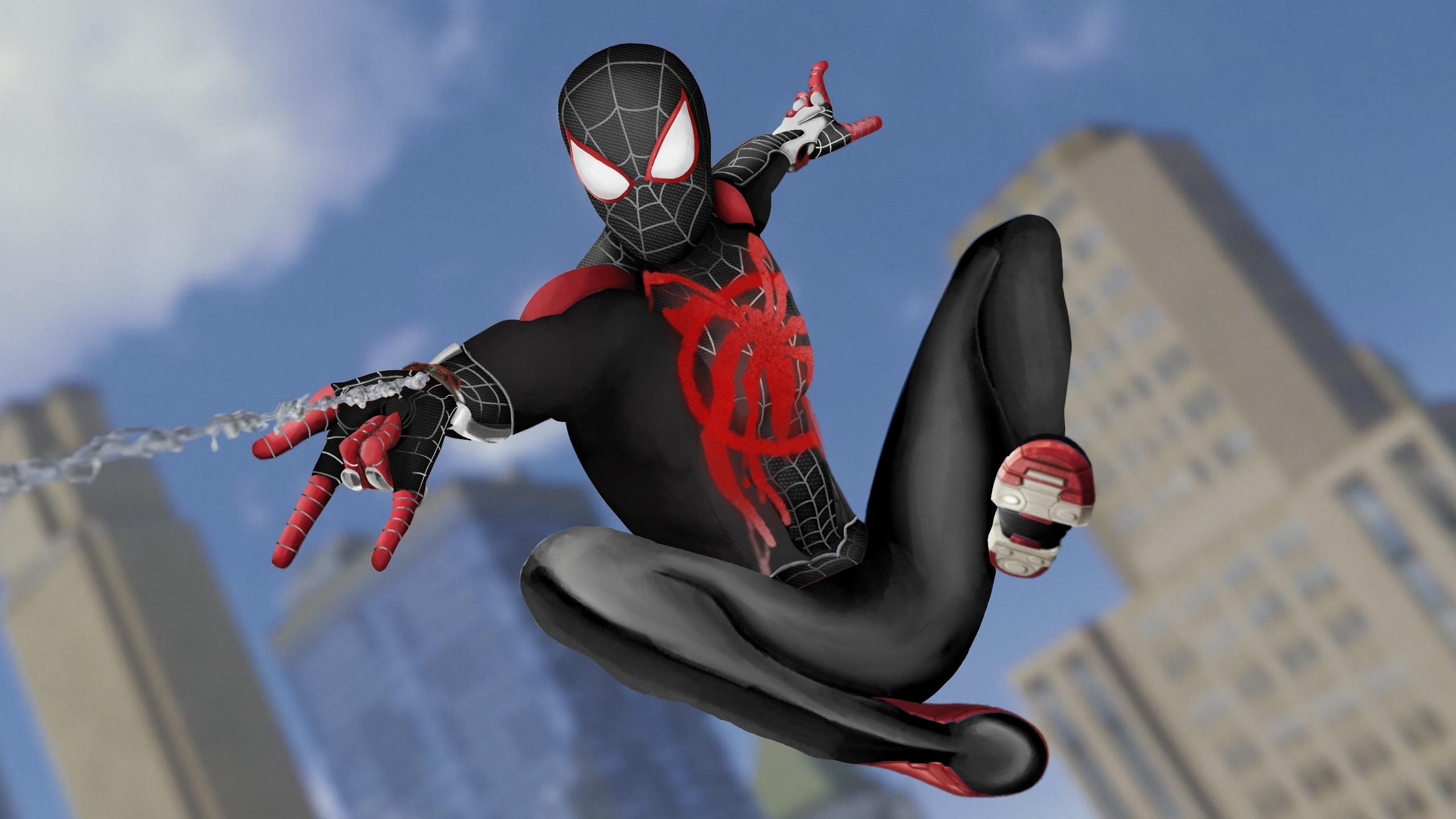 Marvel's Spider Man Fan Designs An Awesome Looking Miles Morales Costume