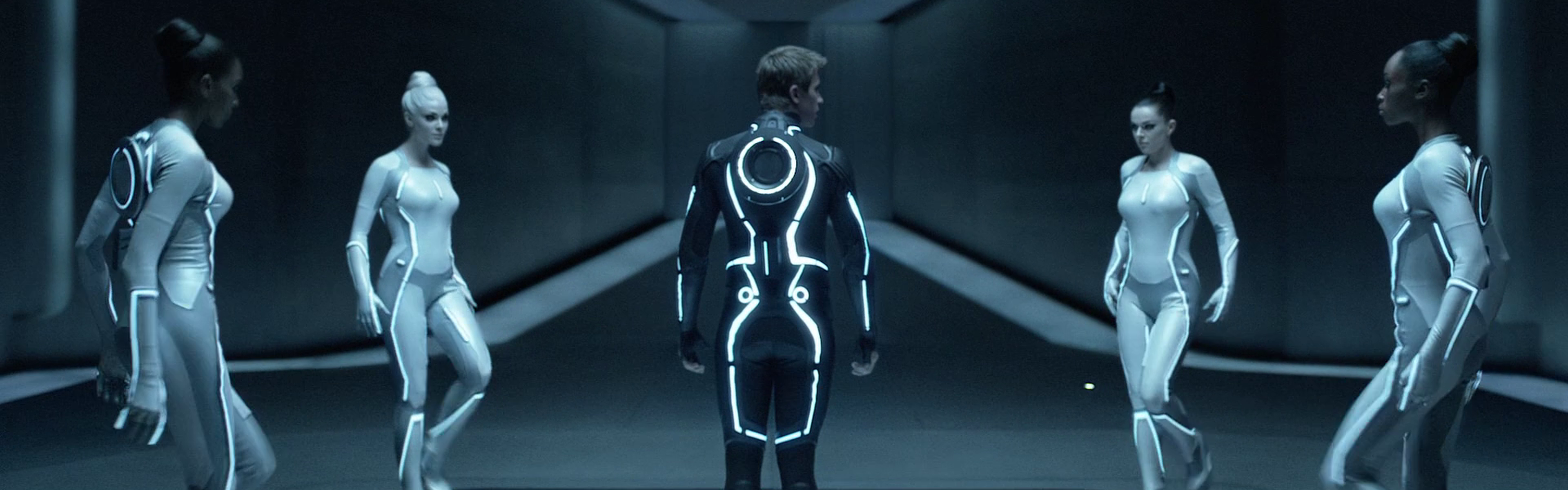 Tron Sirens. Dual monitor wallpaper, Tron, Tron legacy