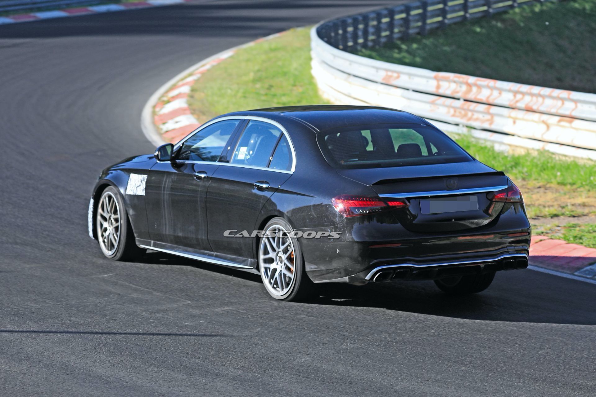 Mercedes AMG E63 Goes For A Pre Launch Workout On The Nürburgring
