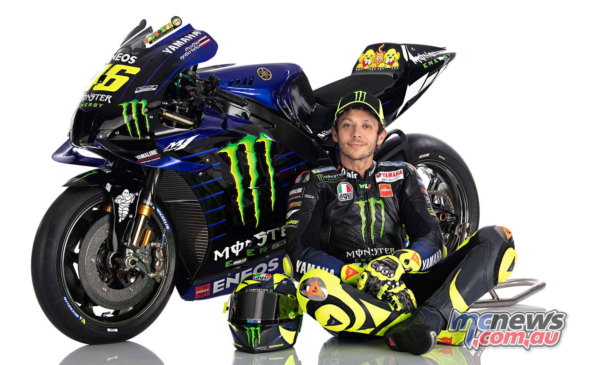 Yamaha YZR M1 And Yamaha MotoGP Team