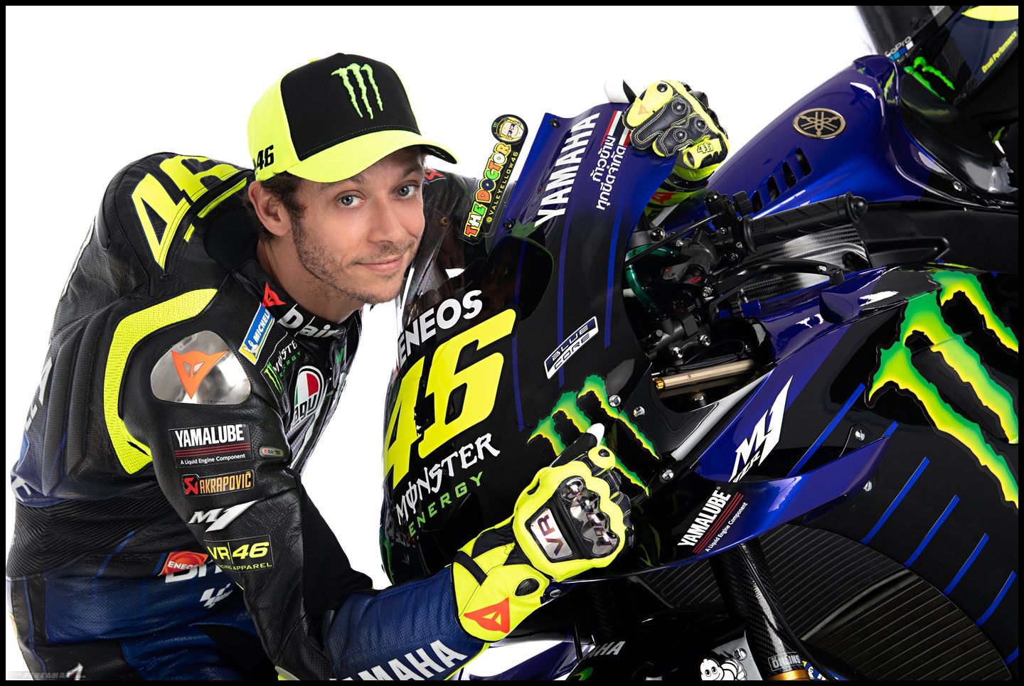 Wallpaper Yamaha YZR M1 Valentino Rossi MotoGP 2020
