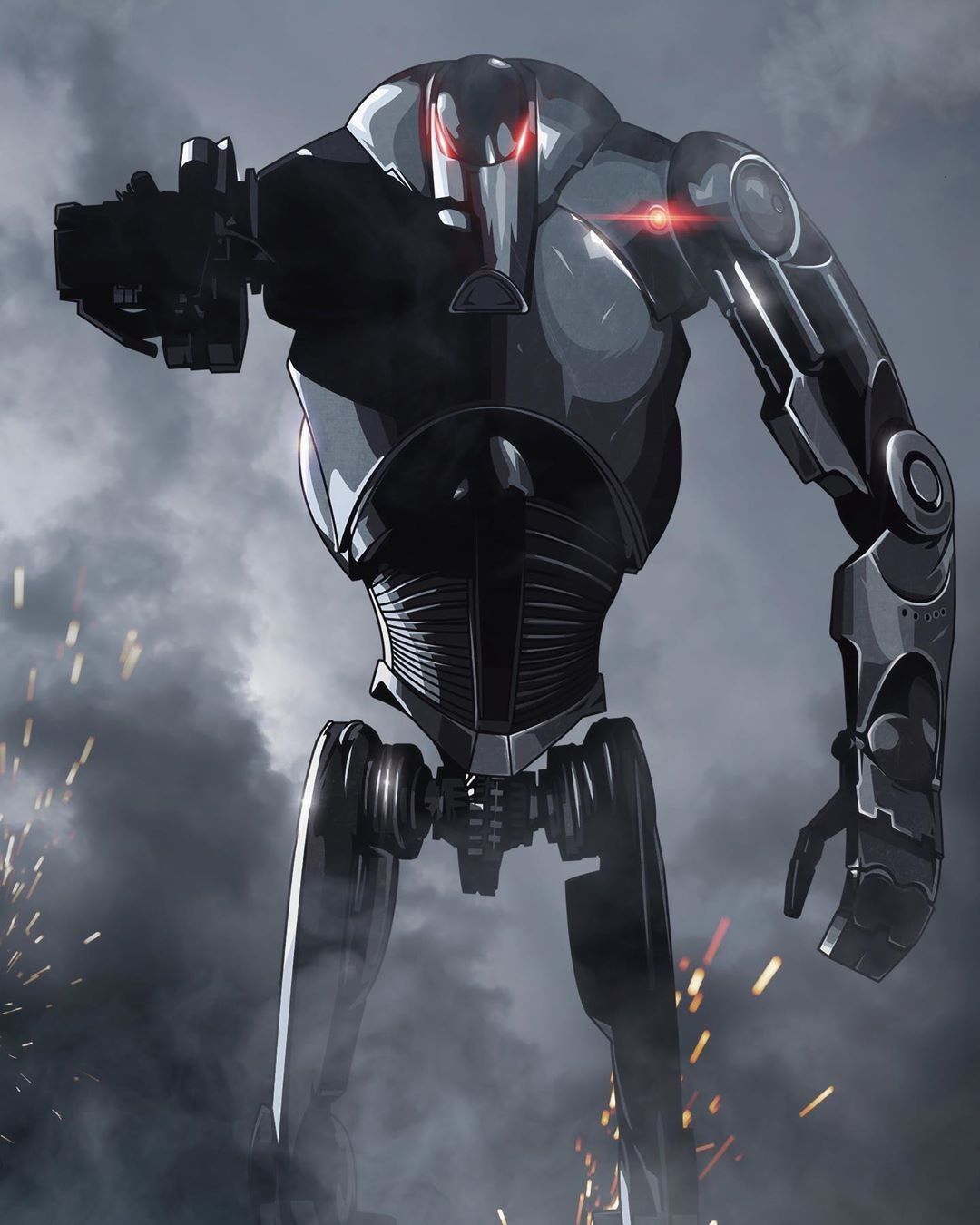 battle droid concept art