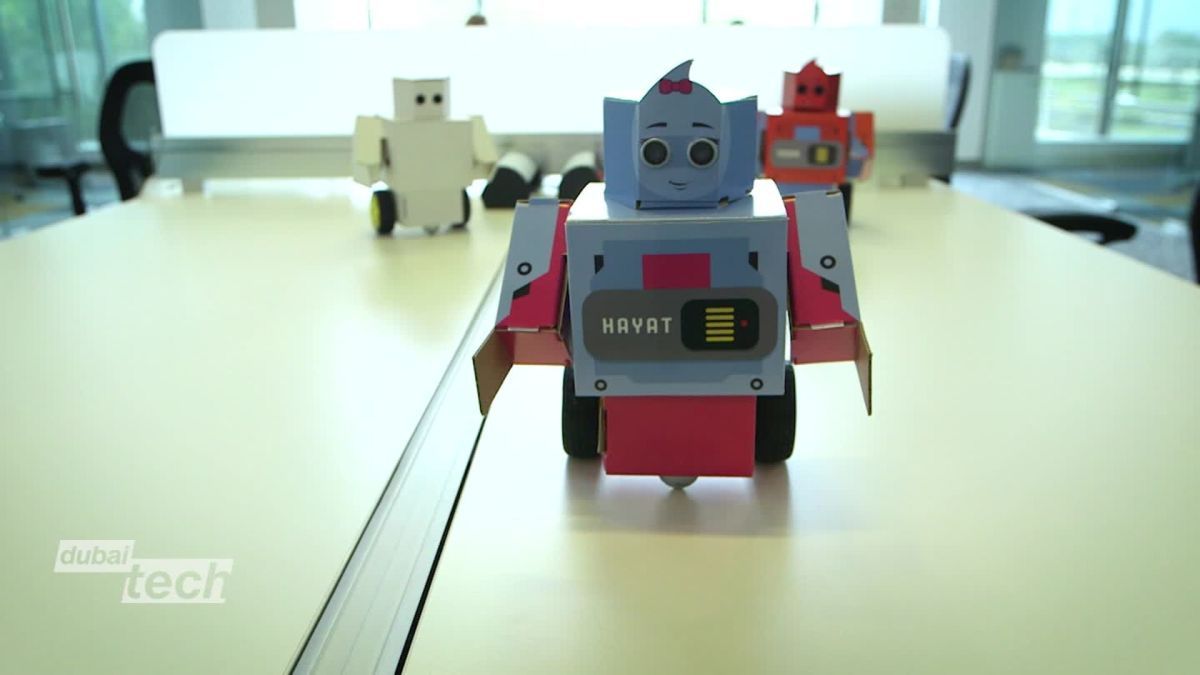 Emirati children prepare for a robotic future