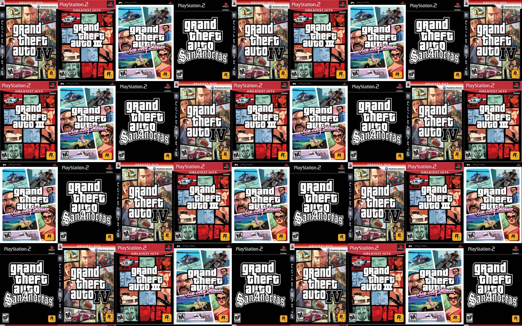grand theft auto iii « Tiled Desktop Wallpaper