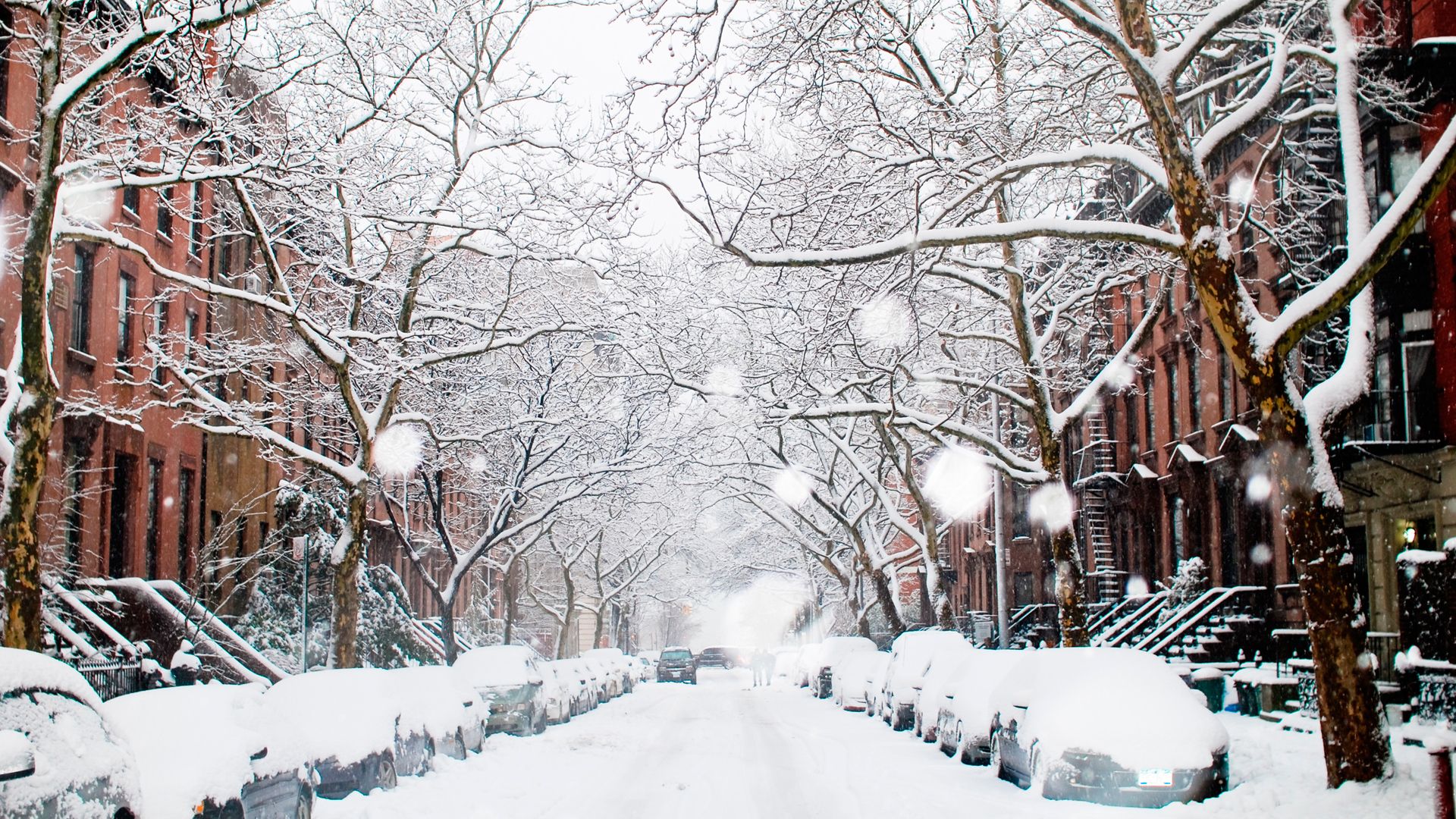 Inspirationde: Snowy Winter Street Road