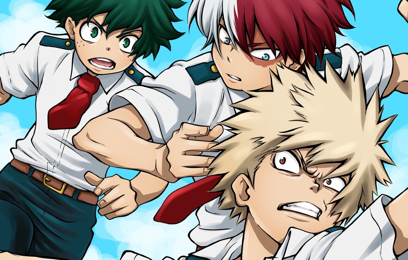 Mha Trio Wallpapers Wallpaper Cave 