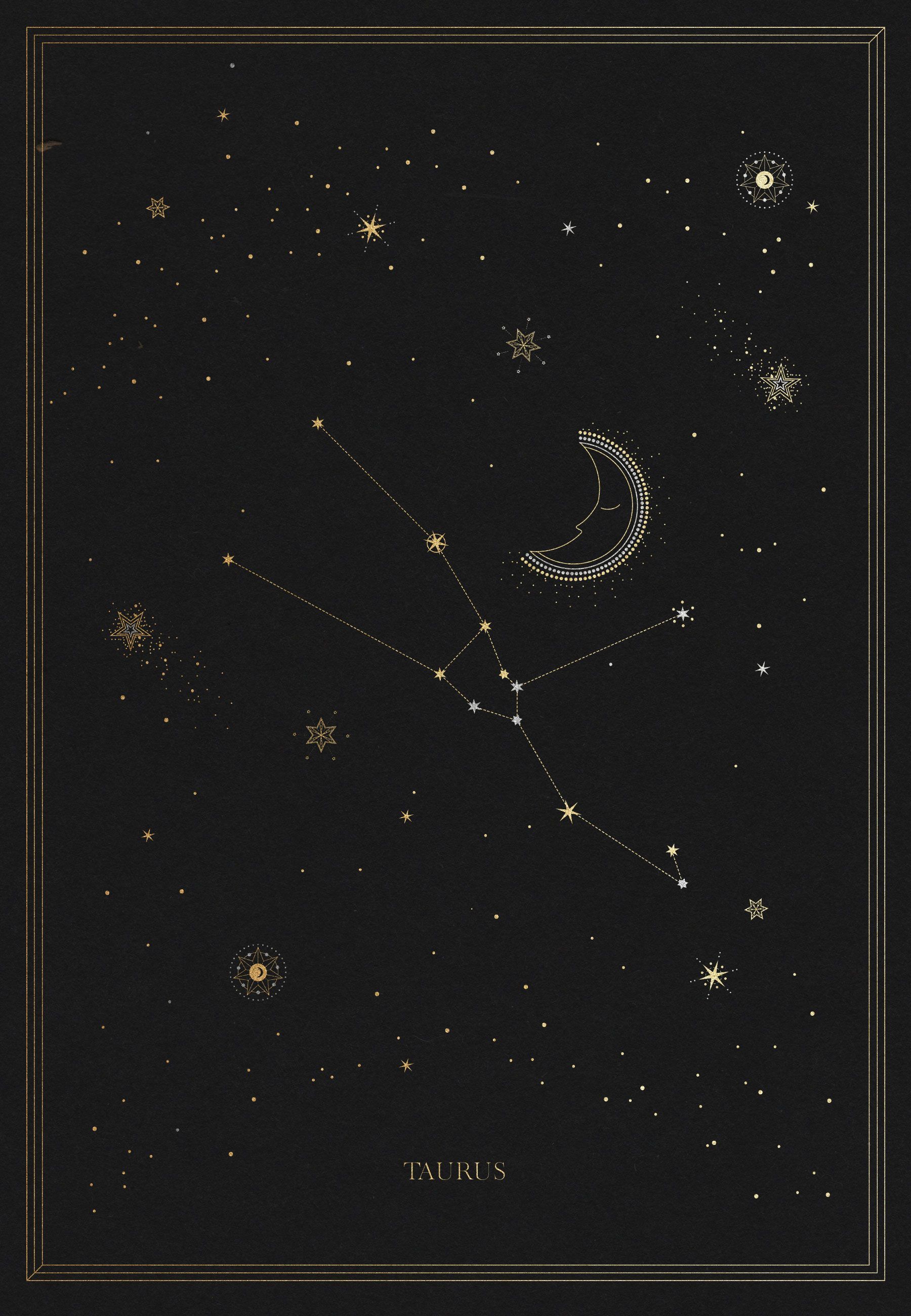A new Era begins. Back with you shortly. Taurus constellation tattoo, Taurus constellation, Taurus wallpaper