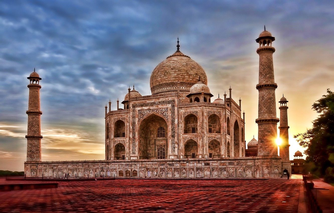 Wallpaper hdr, asian, india, Agra, Taj Mahal, Uttar Pradesh image for desktop, section город