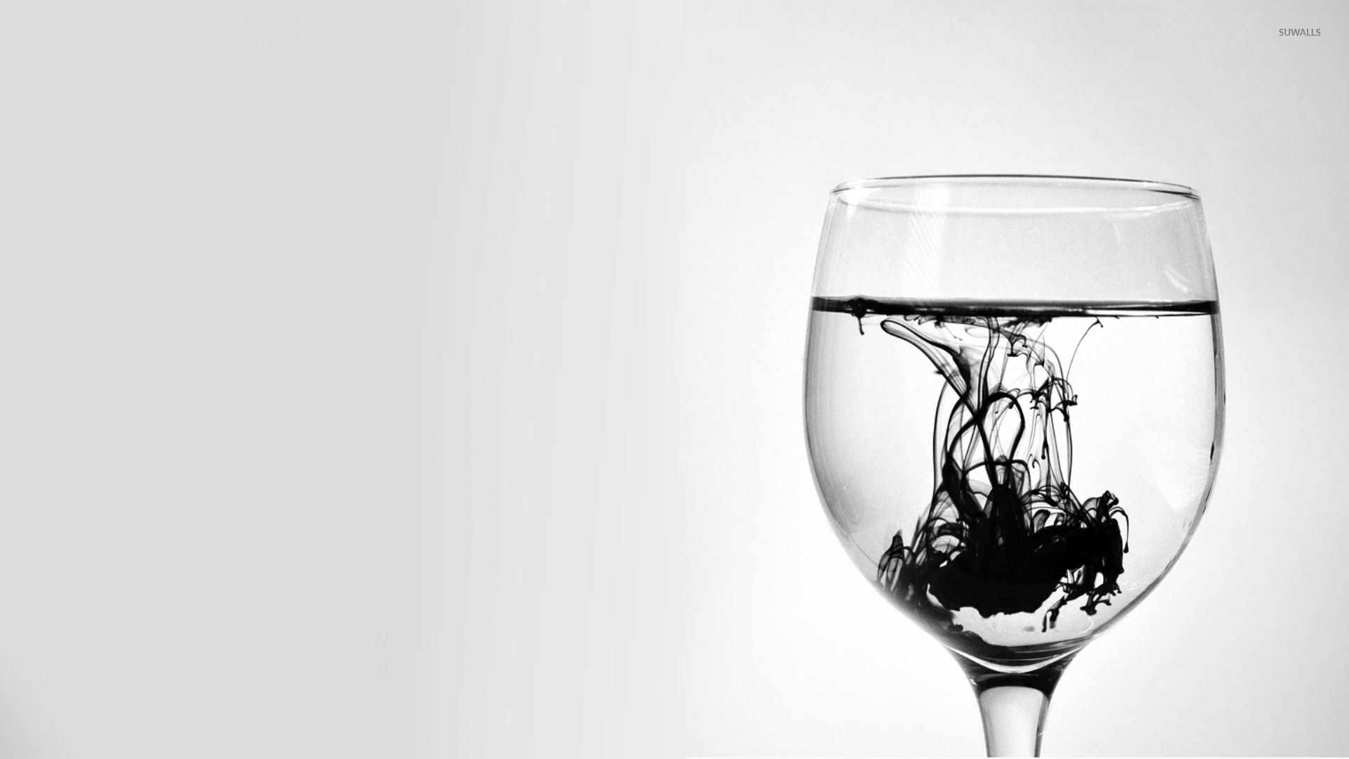 Poison in a glass of water wallpaper wallpaper