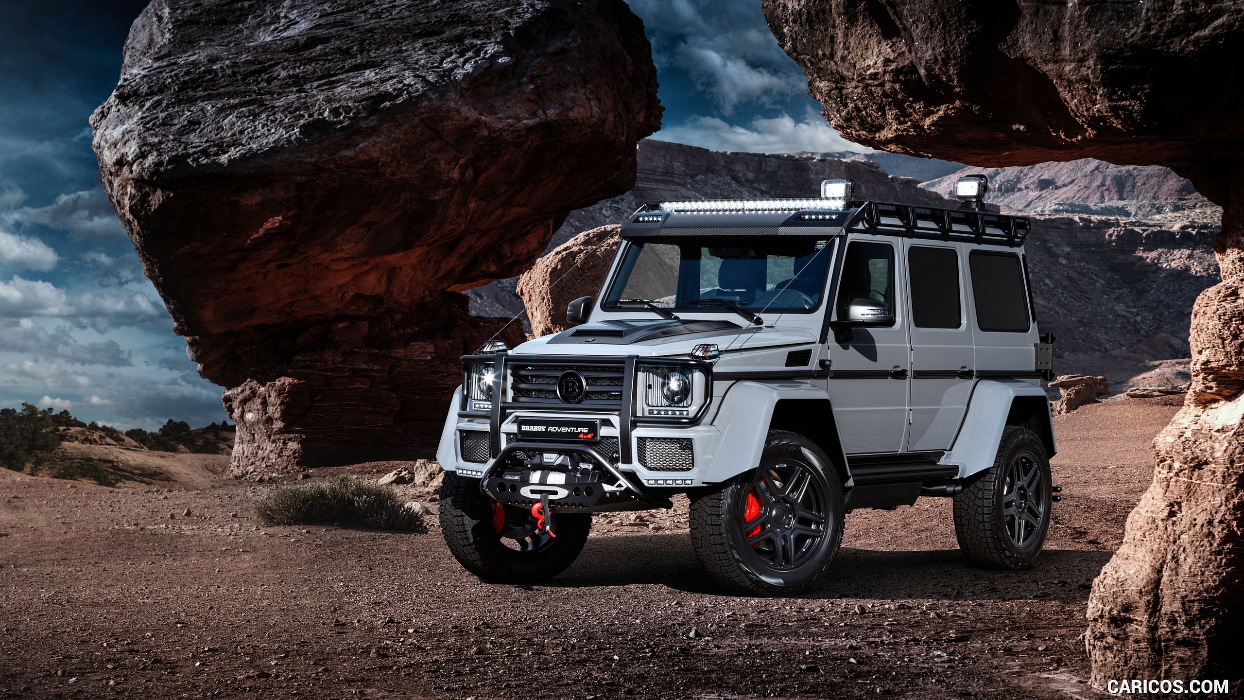 BRABUS 550 ADVENTURE 4x4² Based On Mercedes Benz G Class 4x4² Three Quarter. HD Wallpaper