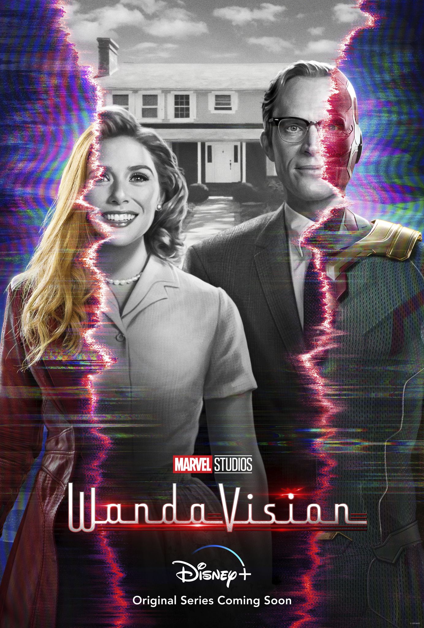 WandaVision Poster & New Image Reunite Scarlet Witch and Vision