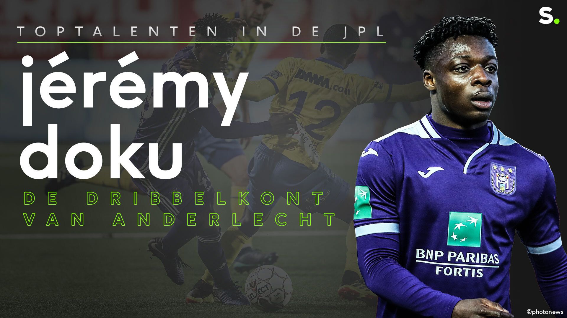 Toptalenten in de JPL: Jérémy Doku, de dribbelkont van Anderlecht. Jupiler Pro League