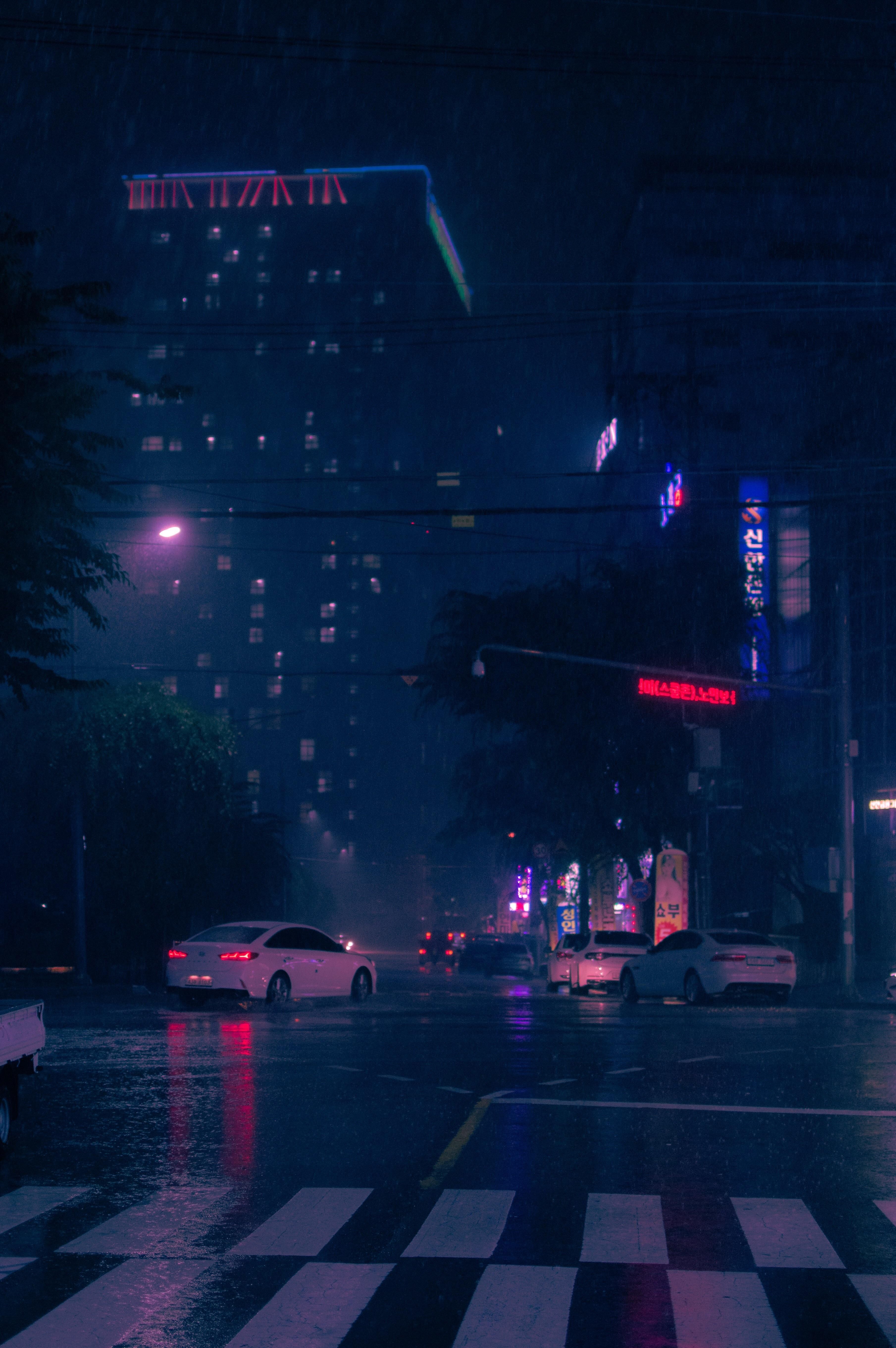 Outrun Subreddits Curated By U Inkorp. Dark City, Aesthetic Background, Anime Scenery Wallpaper
