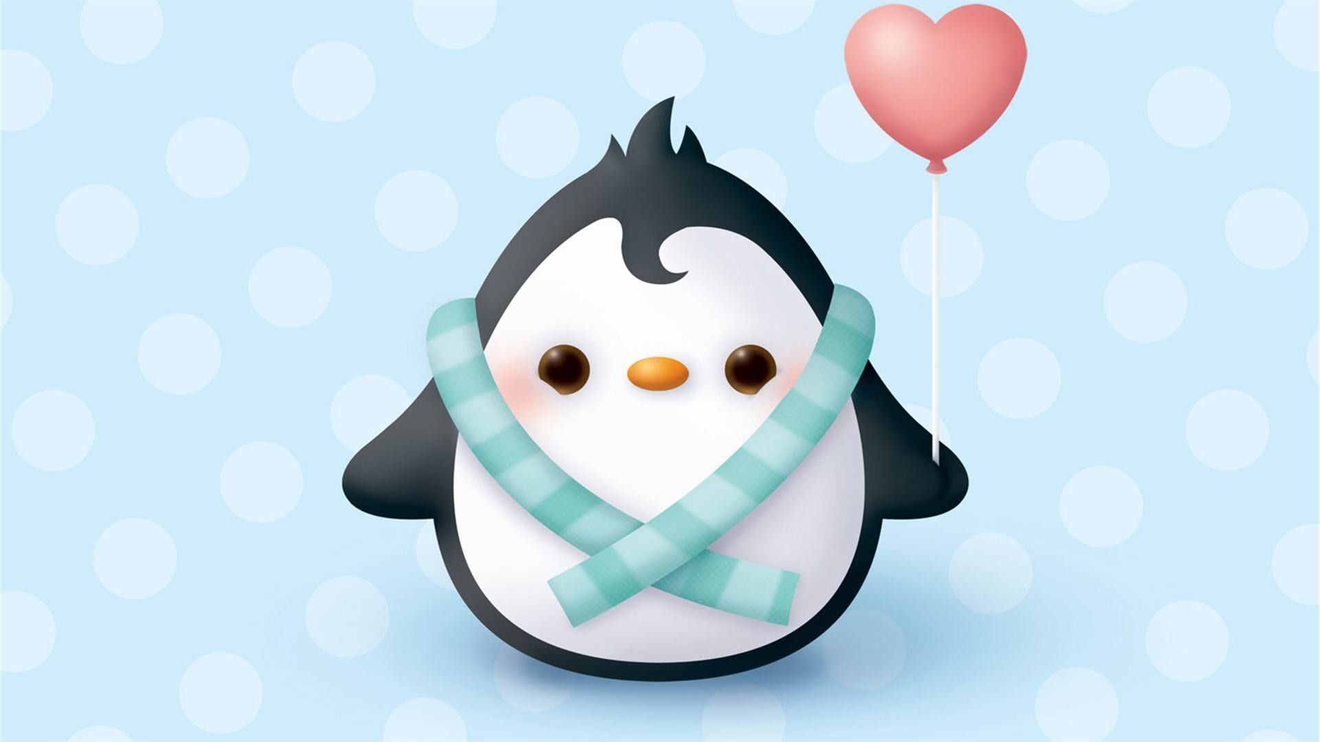 Cute Penguin Background