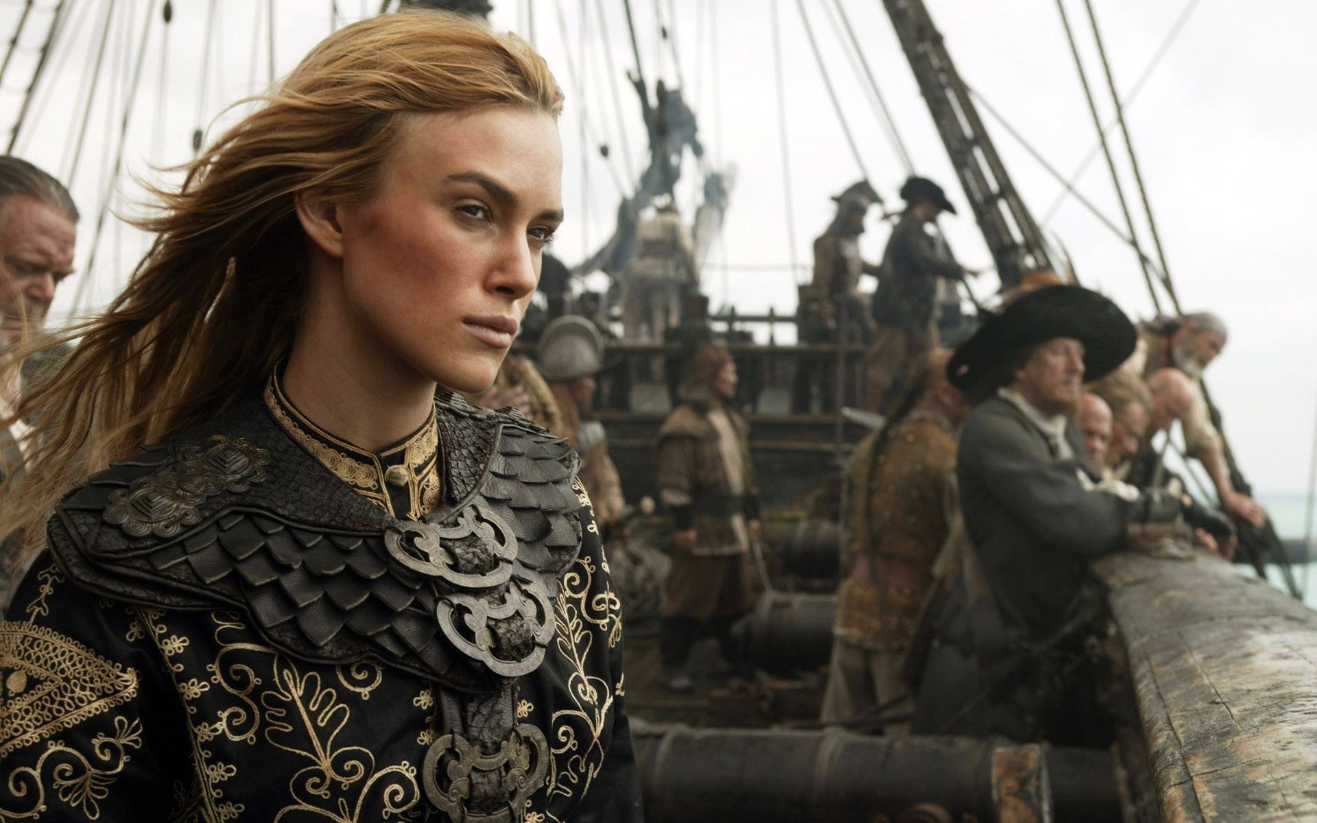 Pirates of the Caribbean keira Knightley Elizabeth Swann ship