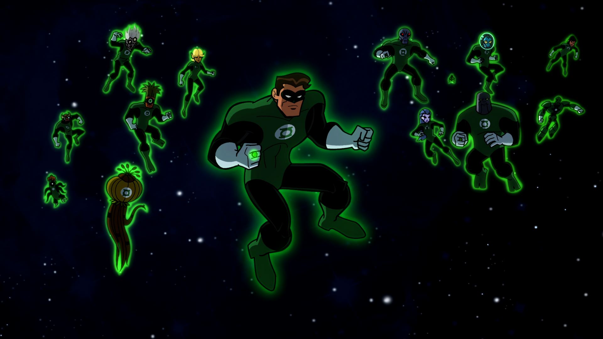 Green Lantern Corps. Batman: the Brave and the Bold
