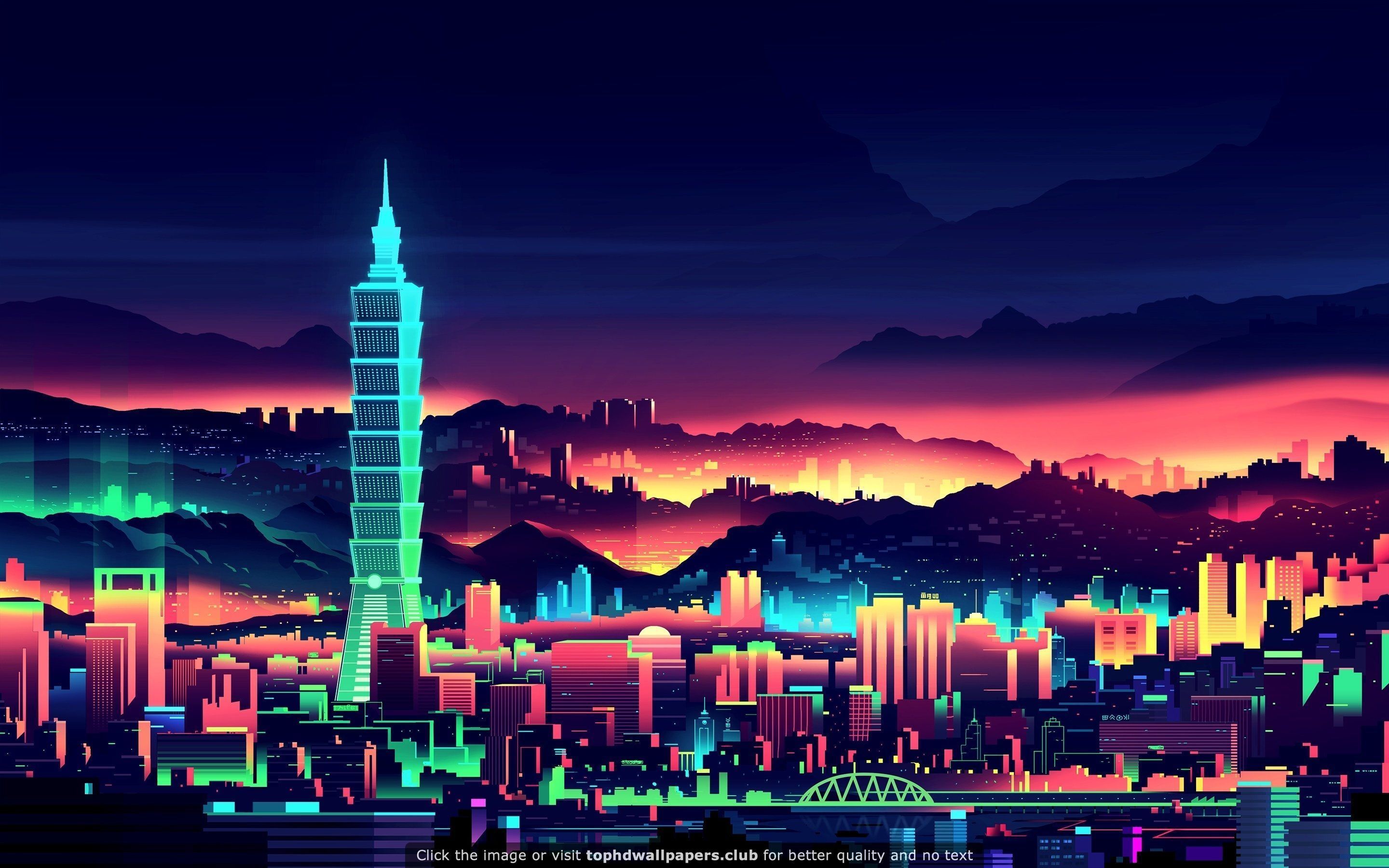 Colorful City 4K Phone Wallpaper Free Colorful City 4K Phone Background