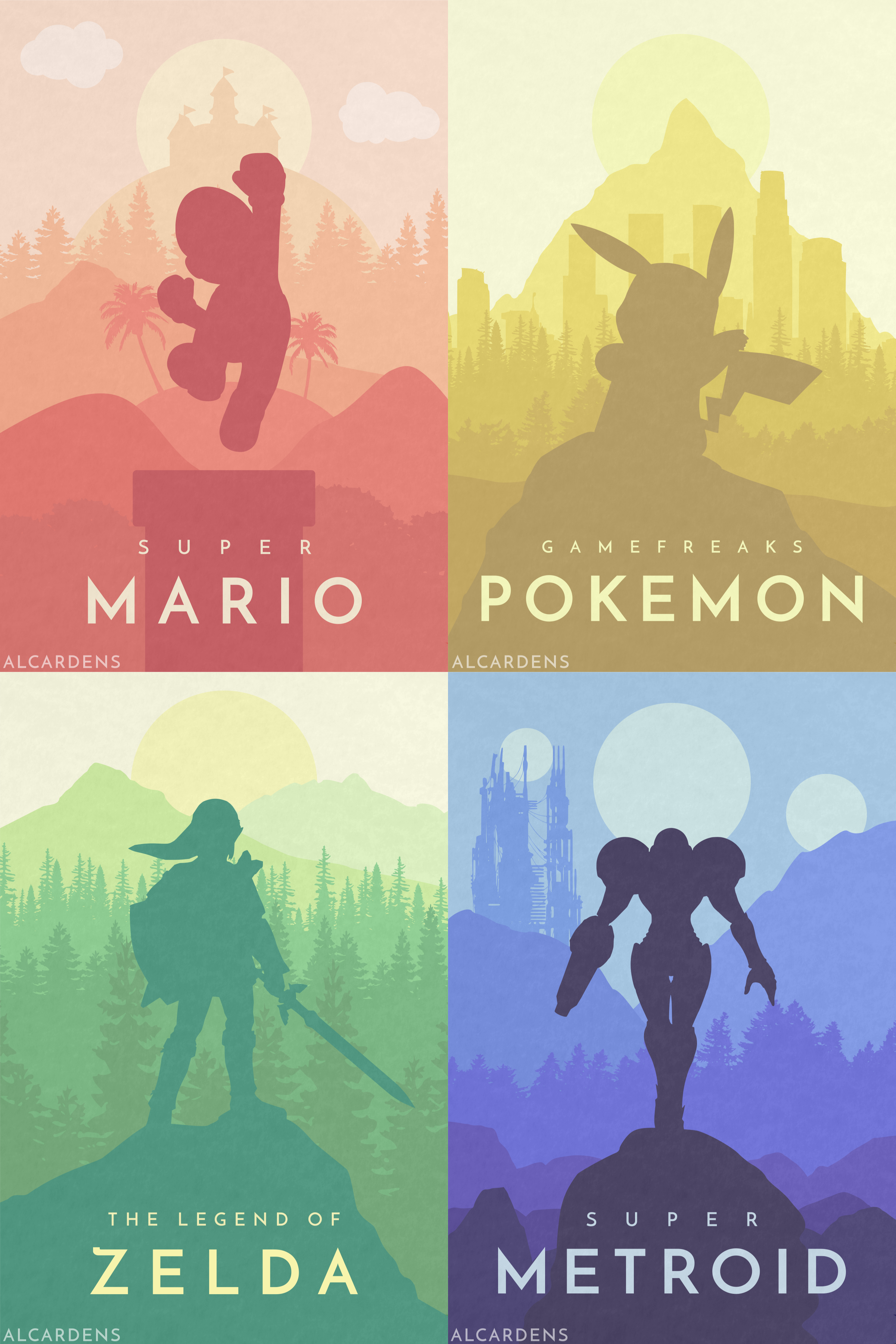 Some Nintendo Posters Wallpaper I Made! HYPE!