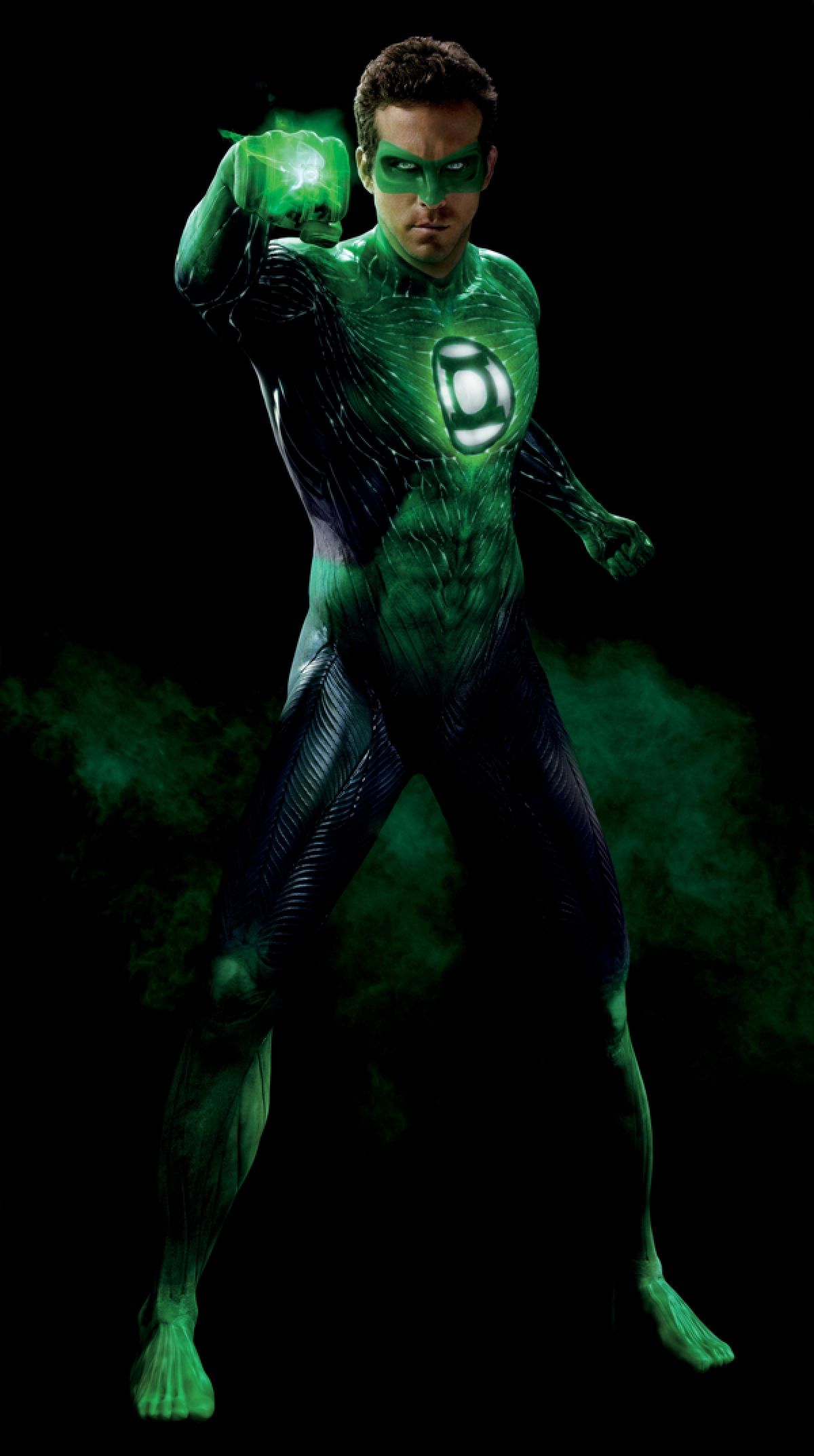 Full Costume Photo Of Ryan Reynolds As Green Lantern