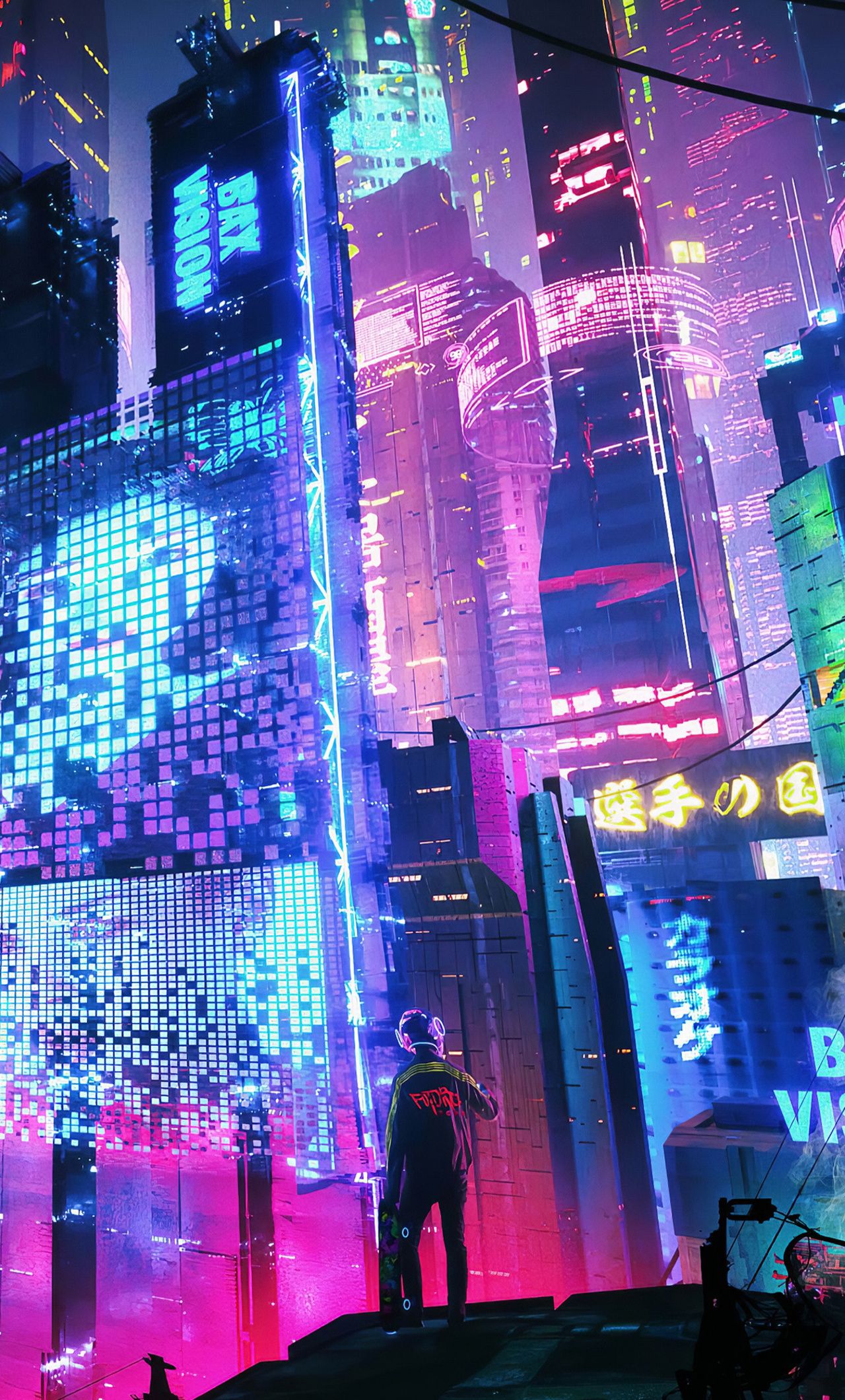 Colorful Neon City 4k iPhone HD 4k Wallpaper, Image, Background, Photo and Picture