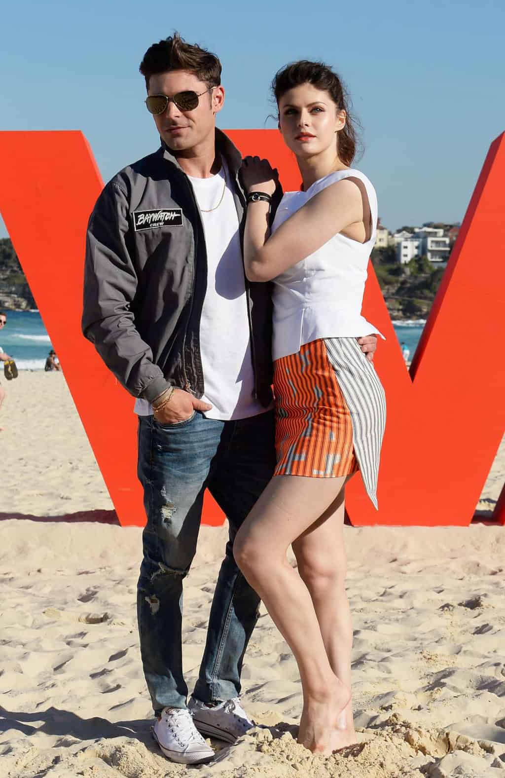 Zac Efron and Alexandra Daddario Hit Bondi Beach Ahead of 'Baywatch' Premiere