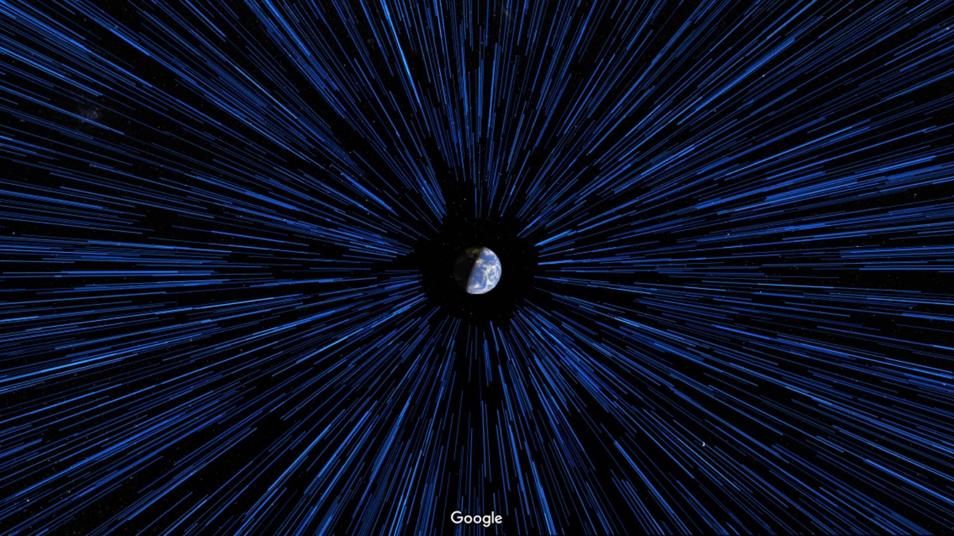 Google Maps Introduces Hyperspace Animation While Switching Between Planets