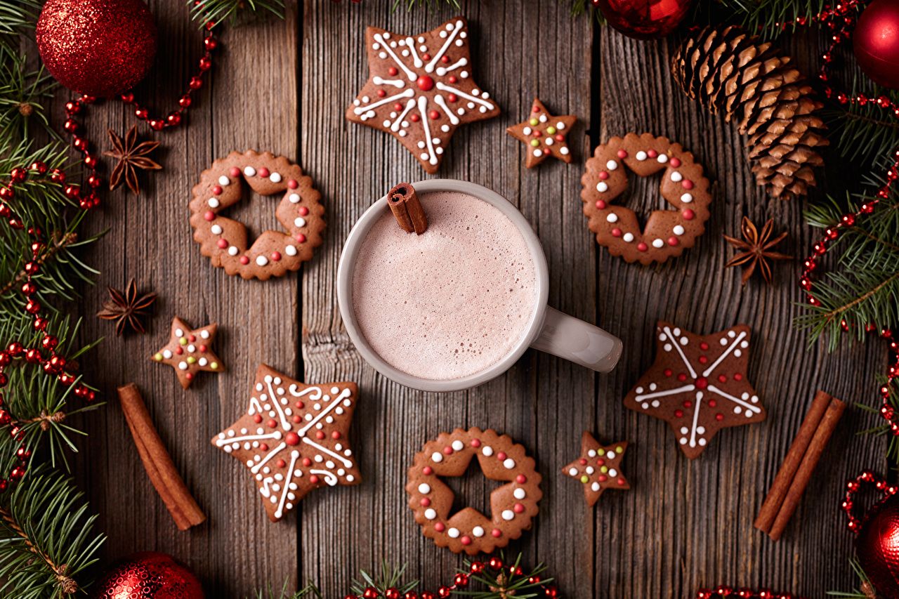 Christmas Wallpaper Hot Chocolate