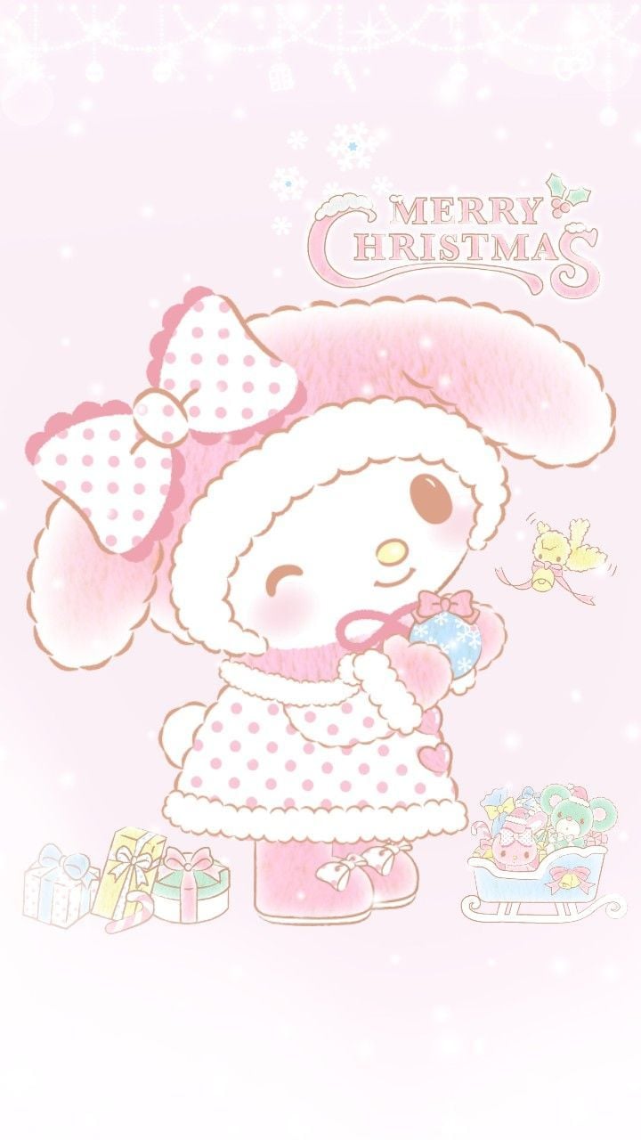 Christmas My Melody Wallpapers  Wallpaper Cave