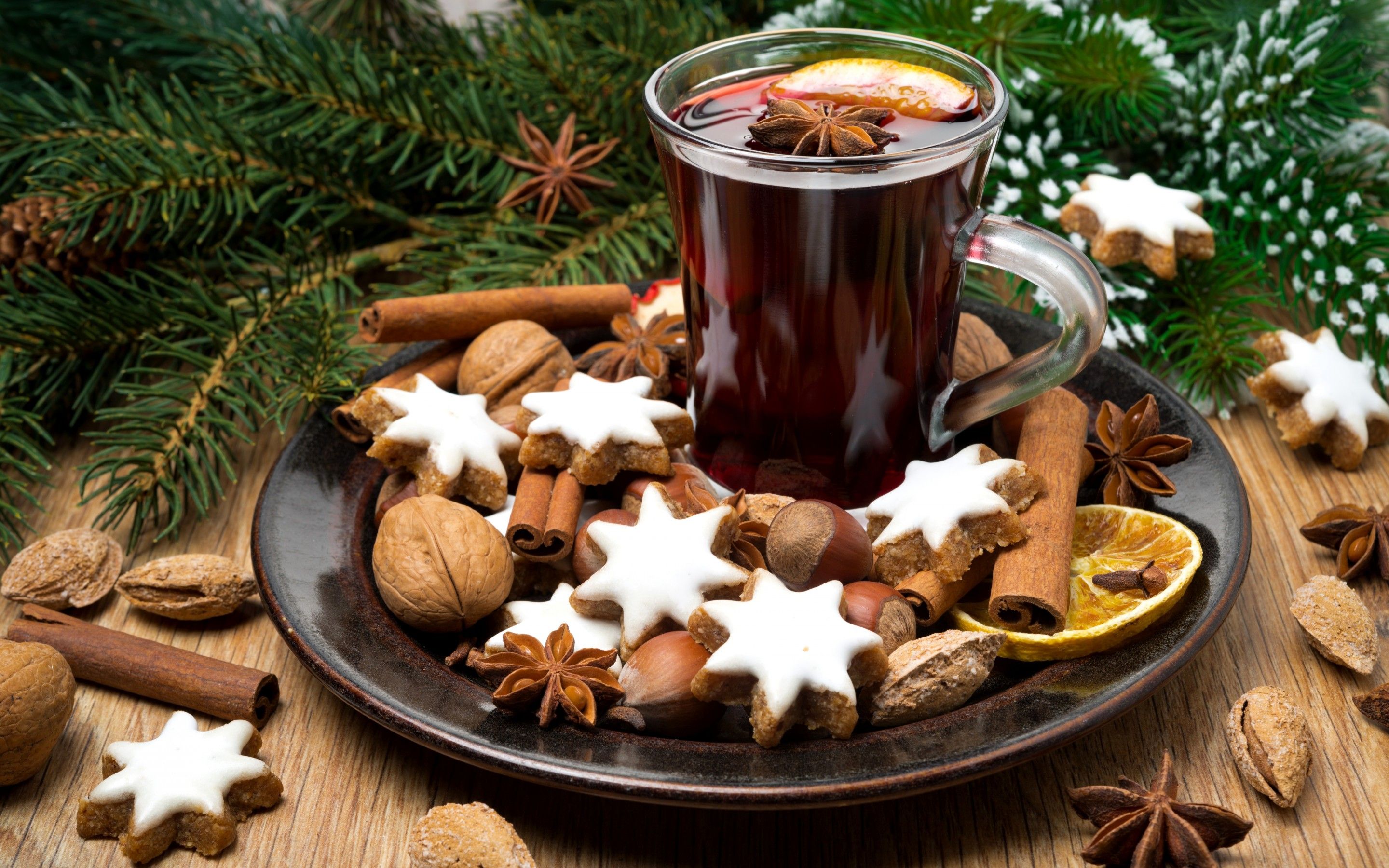 tea, magic christmas, cookies, Christmas, xmas, merry christmas wallpaper