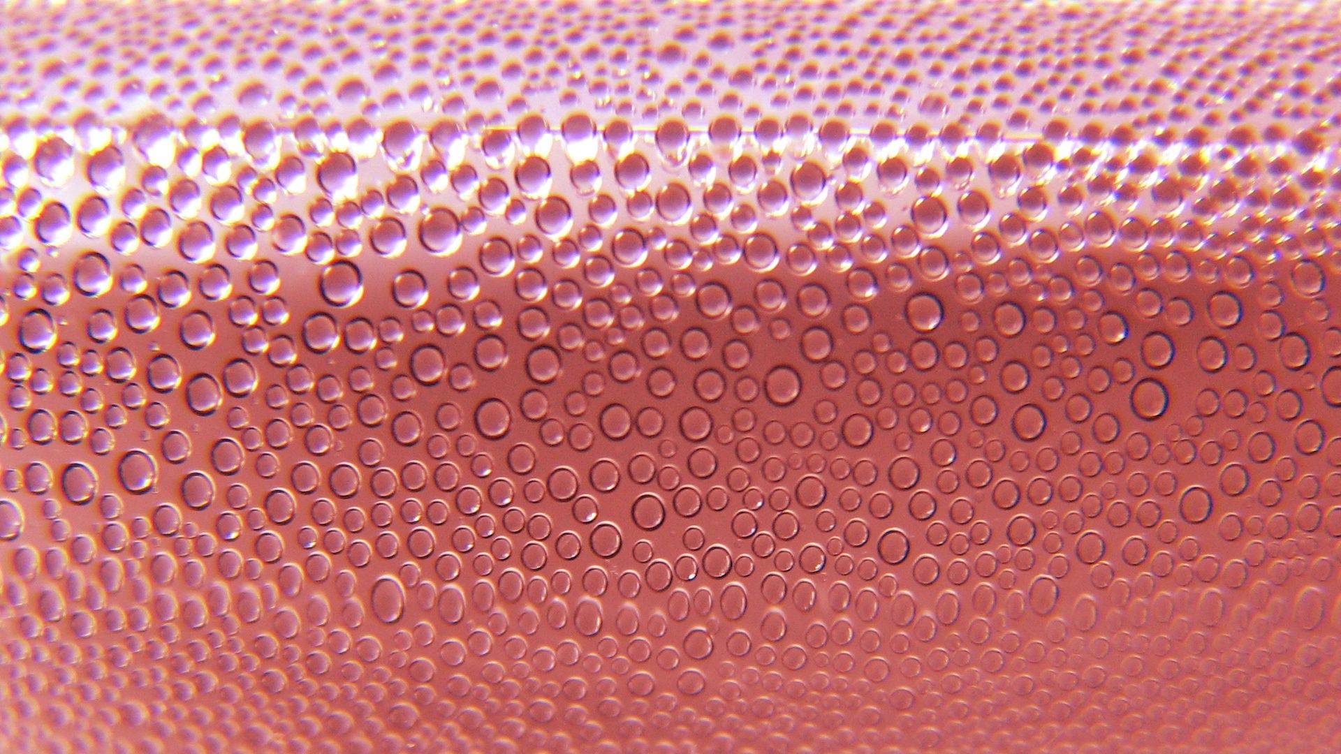 Free download Water drops on pink surface wallpaper 756171 [1920x1080] for your Desktop, Mobile & Tablet. Explore Pink Bubble Wallpaper. Wallpaper Bubbles, Colorful Bubbles Wallpaper, Samsung Bubbles Wallpaper