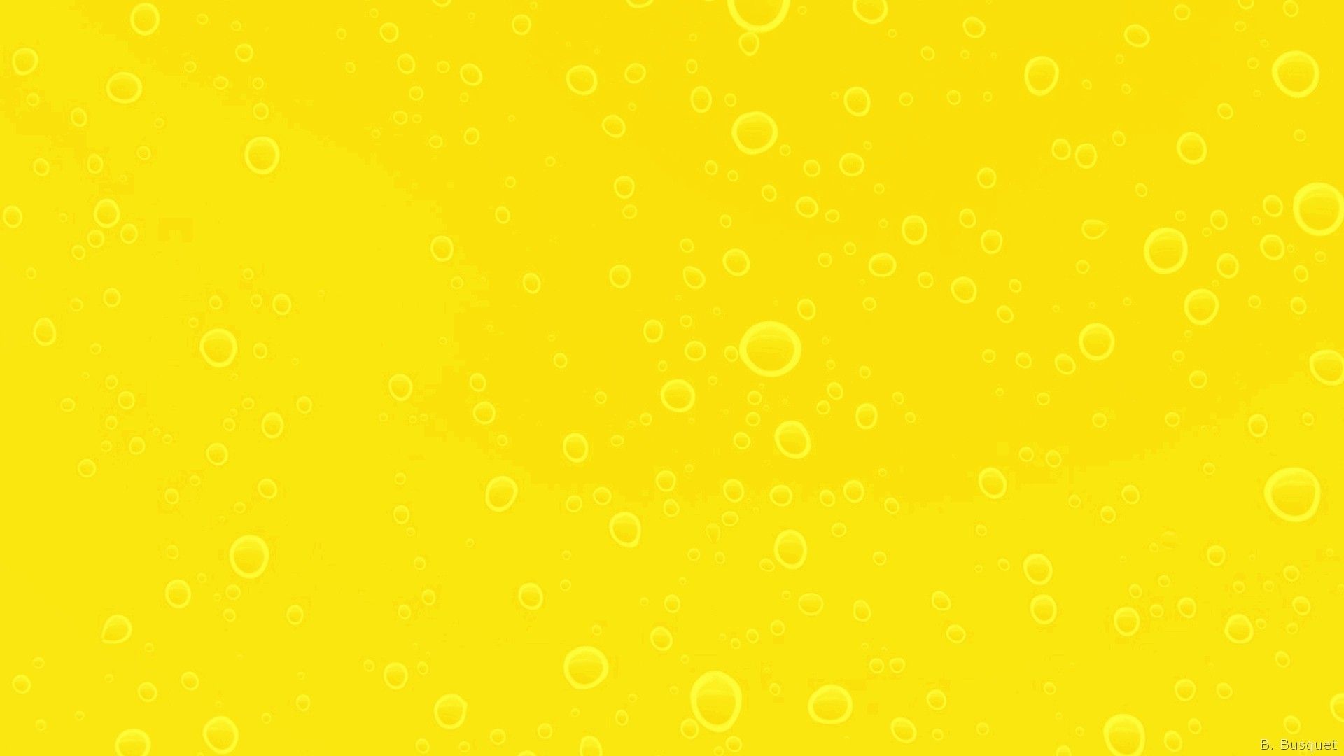 Water Drops Or Bubbles Data Src Yellow Wallpaper