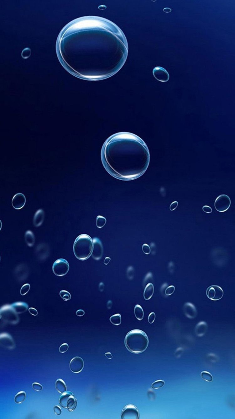 Blue Water Drop 03 iPhone 6 Wallpaper. HD iPhone 6 Wallpaper