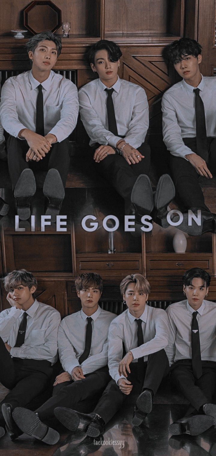 Wallpaper Life Goes On Bts Aesthetic - Daily Quotes