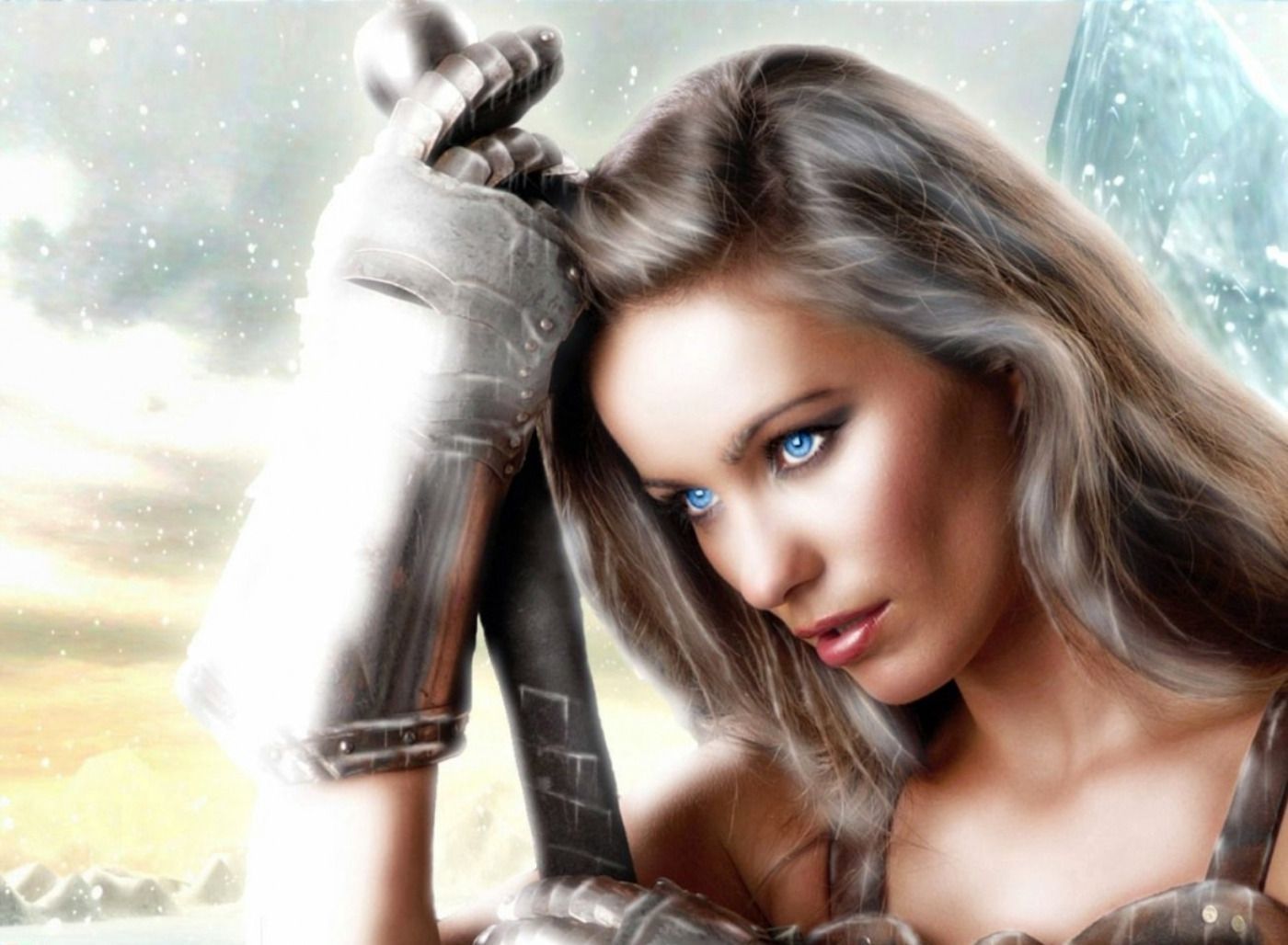 women in armor. Fantasy. Fantasy women, Warrior woman, Fantasy girl