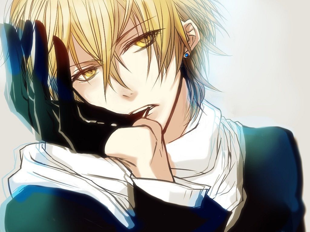 Handsome Anime Boy Blonde Hair HD Wallpaper