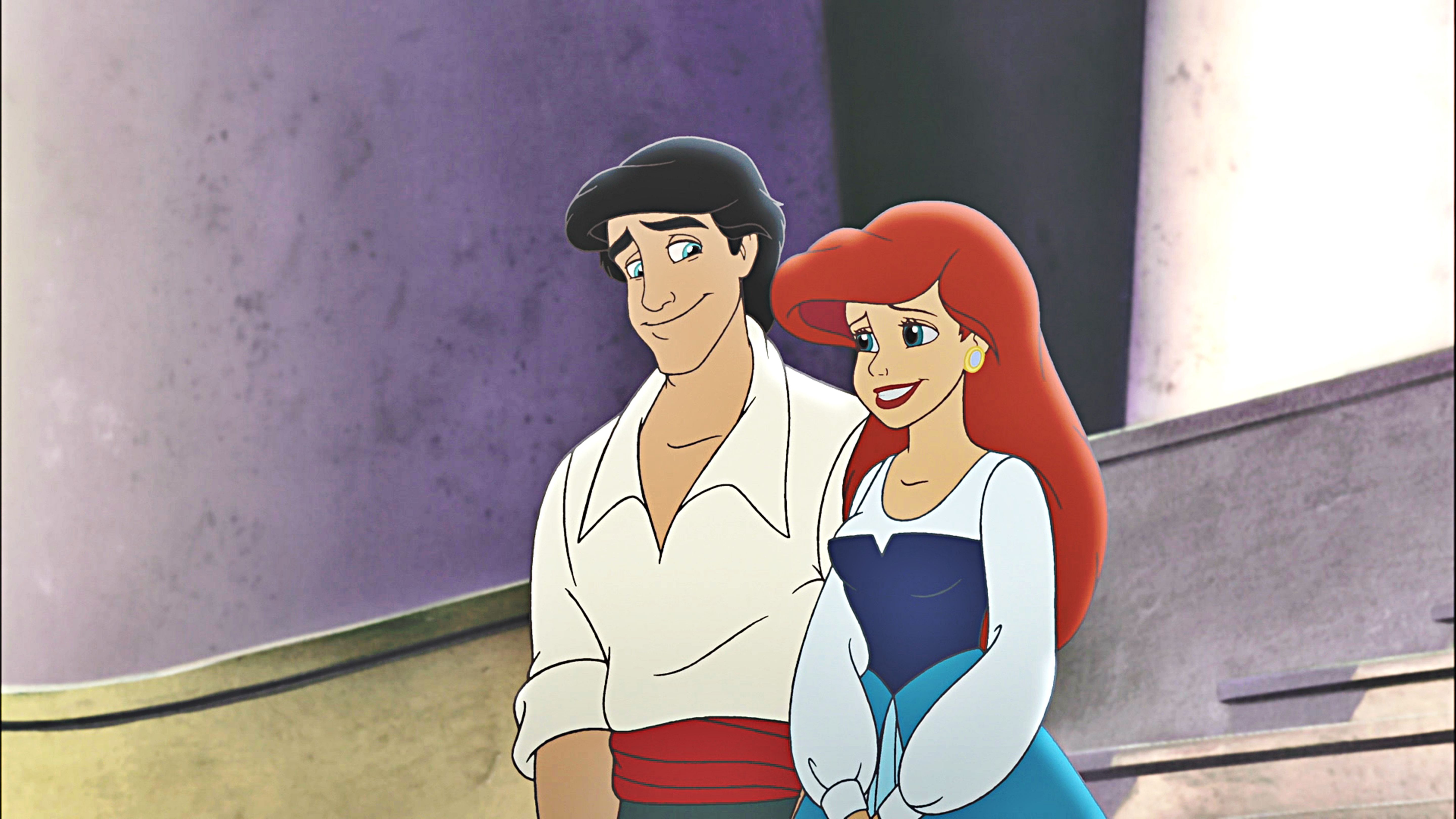 Ariel And Eric Little Mermaid 2 Wallpapers Wallpaper Cave