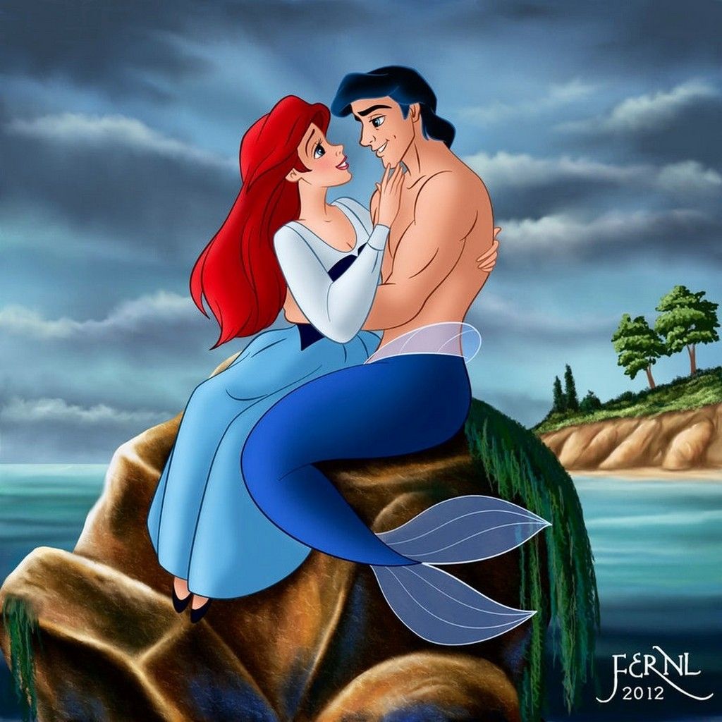 Ariel The Little Mermaid Love Ariel And Eric Wallpaper & Background Download