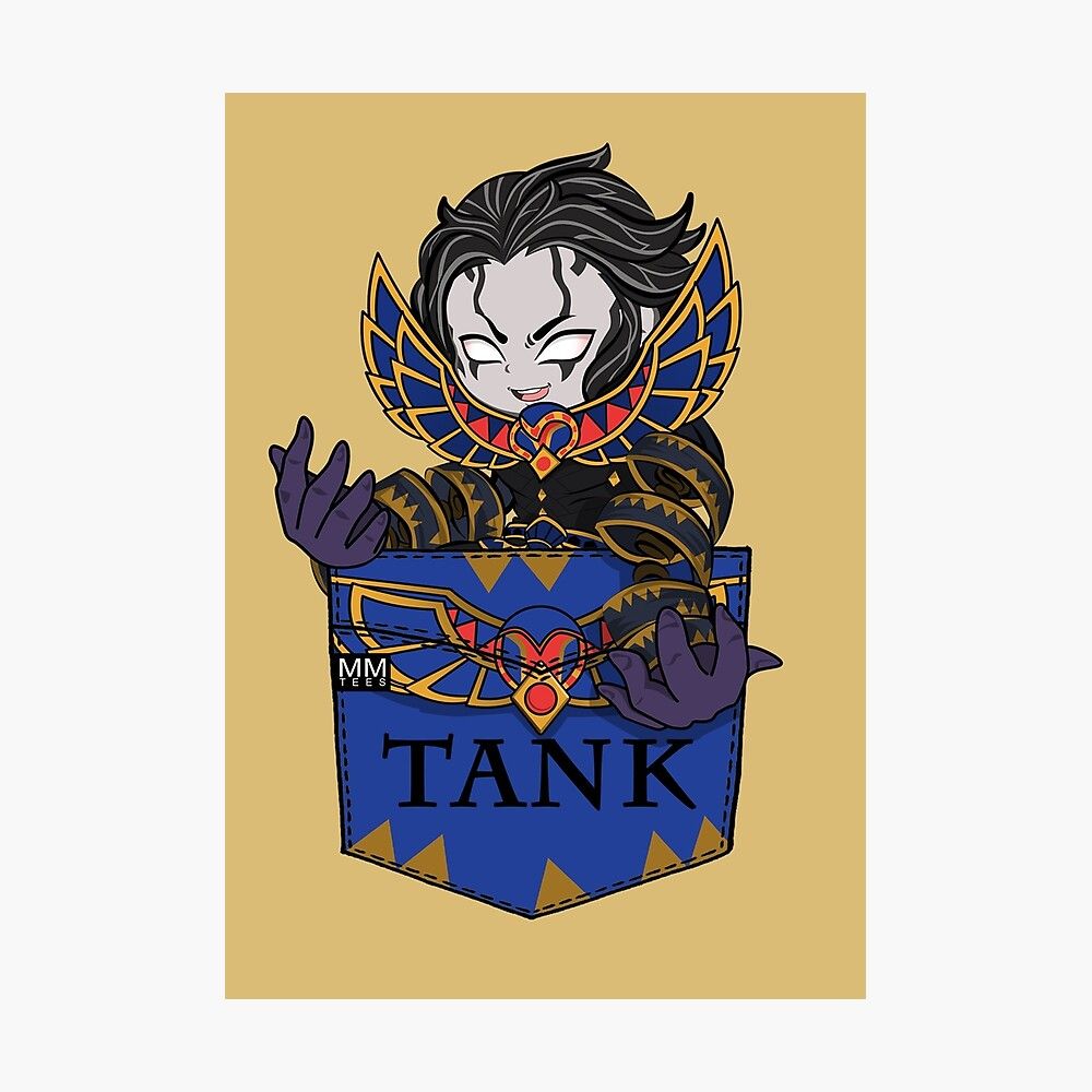 Mobile Legends Khufra Pouchie Shirt Pocket Poster