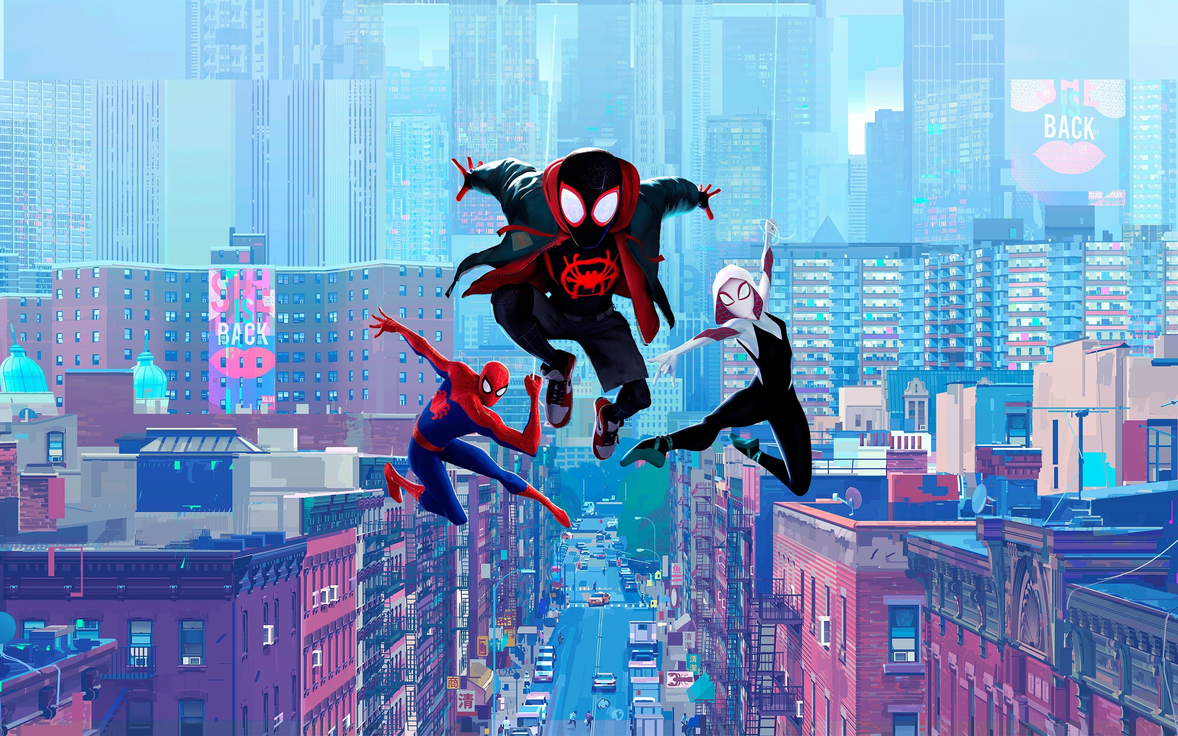 Spider Man Into The Spider Verse Wallpaper 4K Free HD Wallpaper