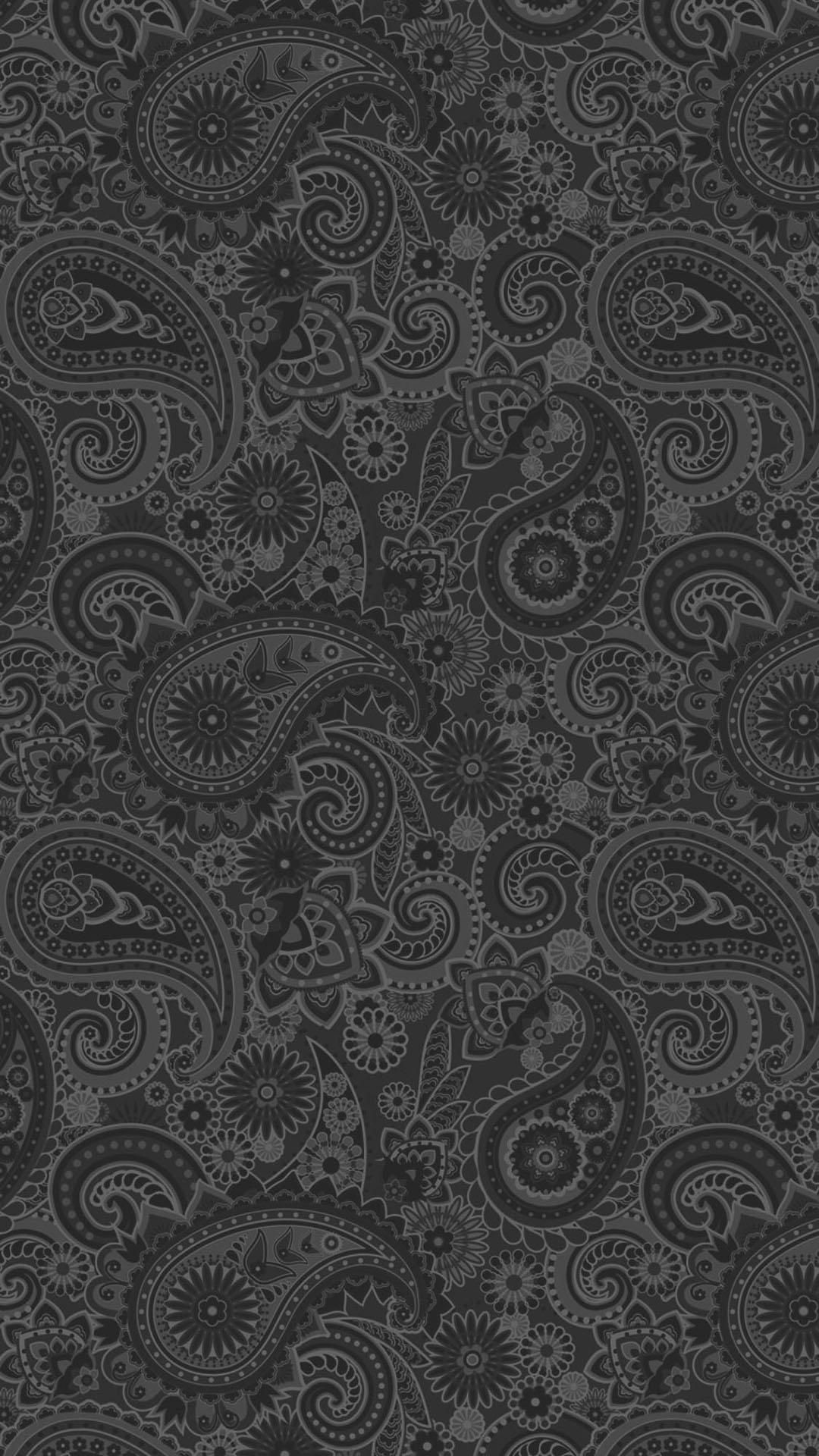 Black Paisley Wallpaper Free Black Paisley Background