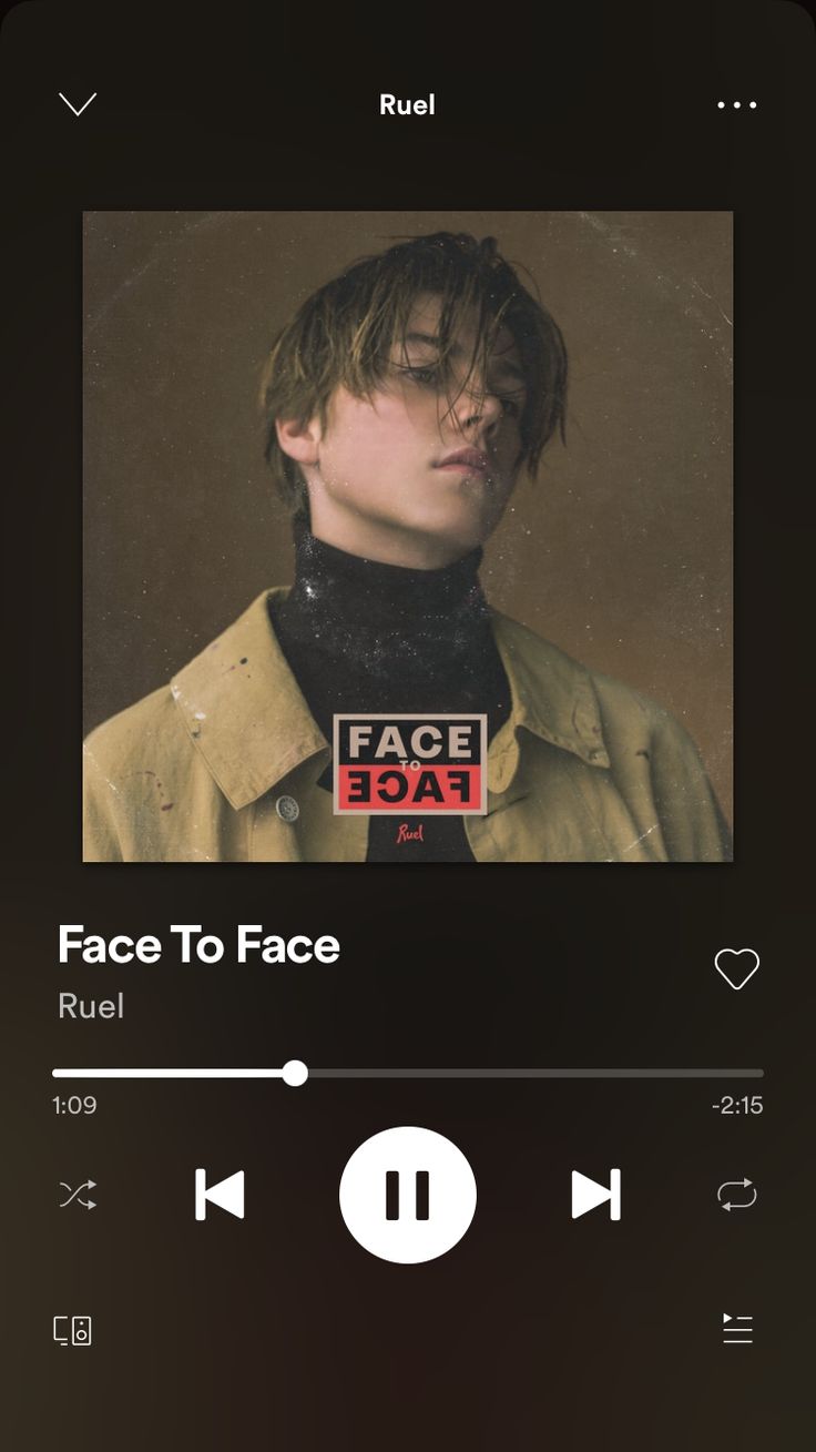 Ruel FACE TO FACE. Music lyrics songs, Mood songs, Songs