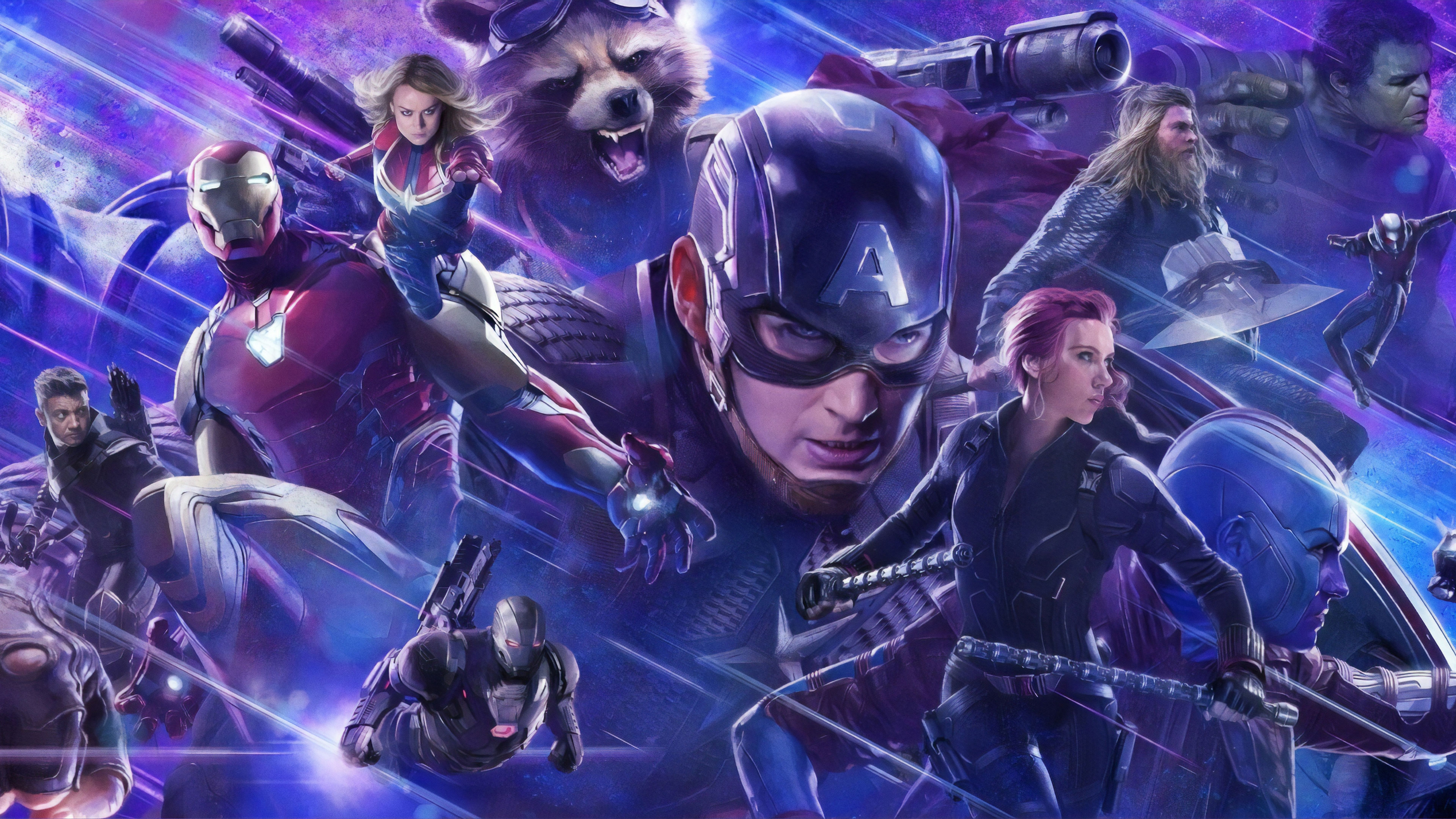 Avengers: Endgame Captain America 8K Wallpaper