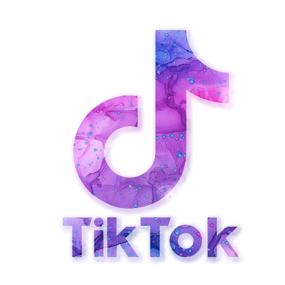 Tik Tok Log Art on Redbubble Merch, Purple and Blue Tik Tok Logo Art. Purple wallpaper iphone, Wallpaper iphone neon, Cute emoji wallpaper