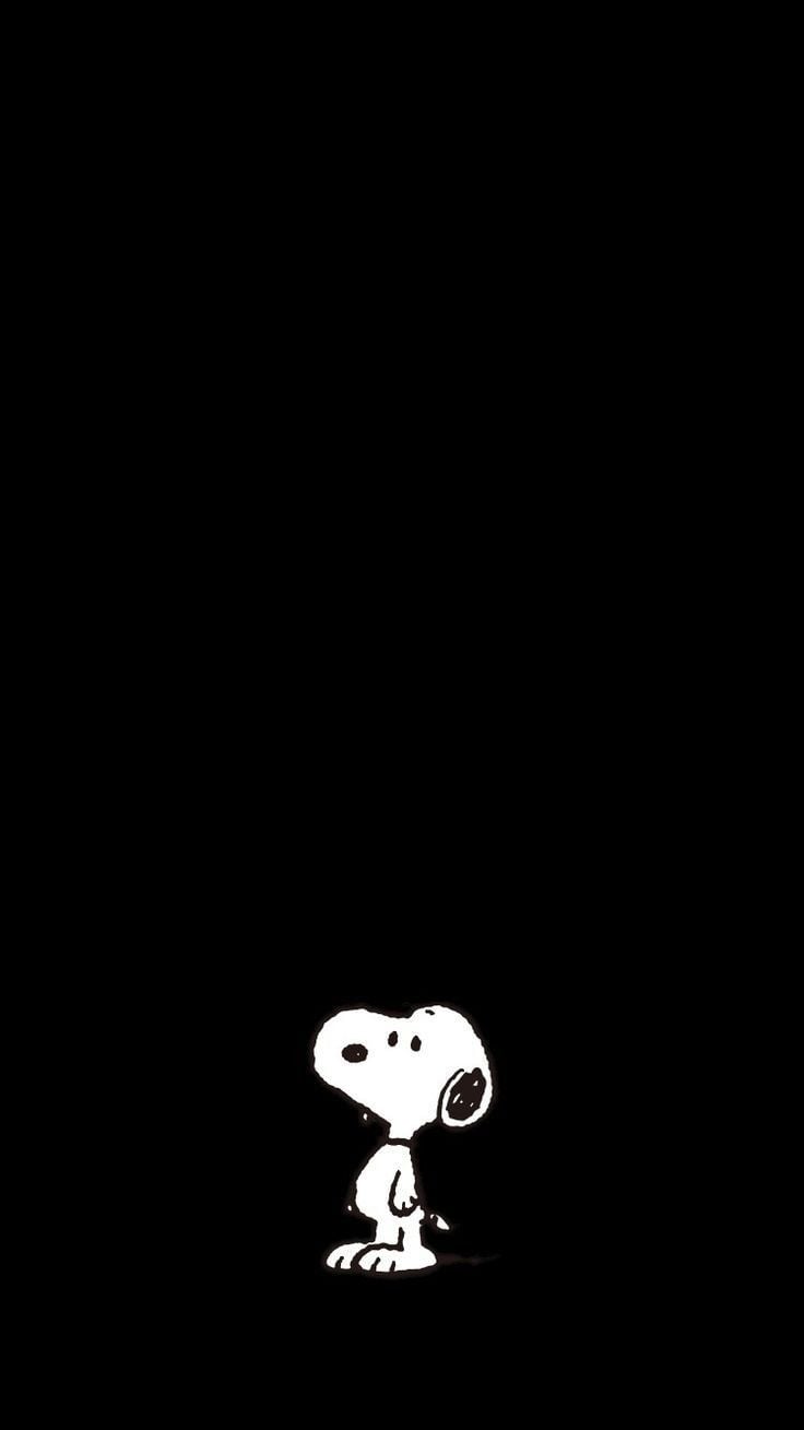 Snoopy Black Wallpapers - Wallpaper Cave