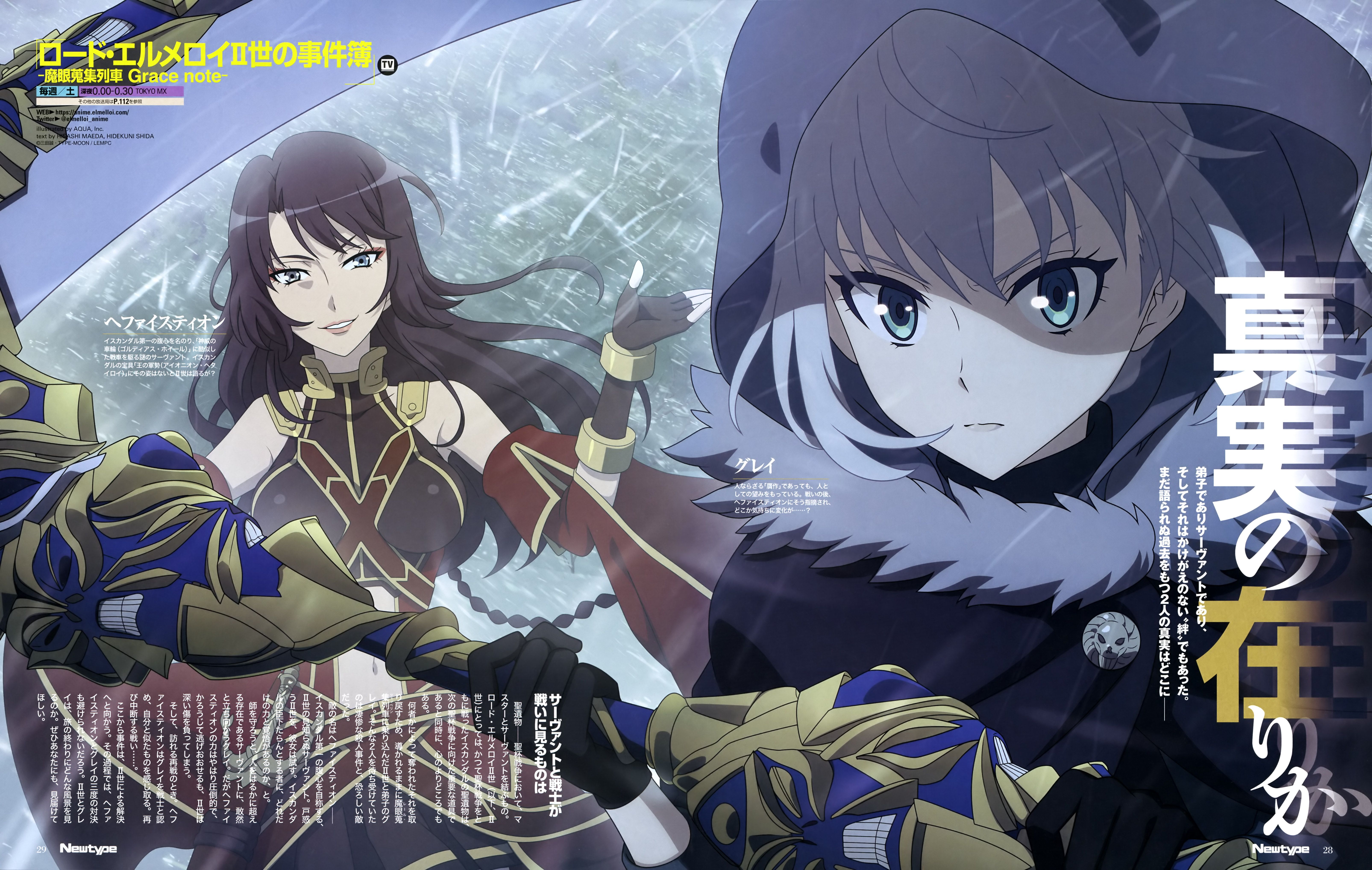 Gray (Lord El Melloi II Case Files) And Scan Gallery